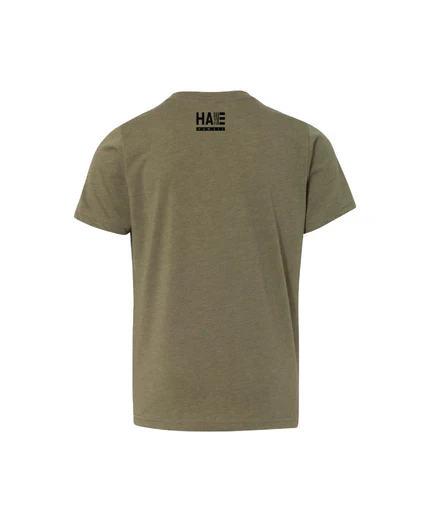Aloha Aina Keiki Tee Military Green - Image 2