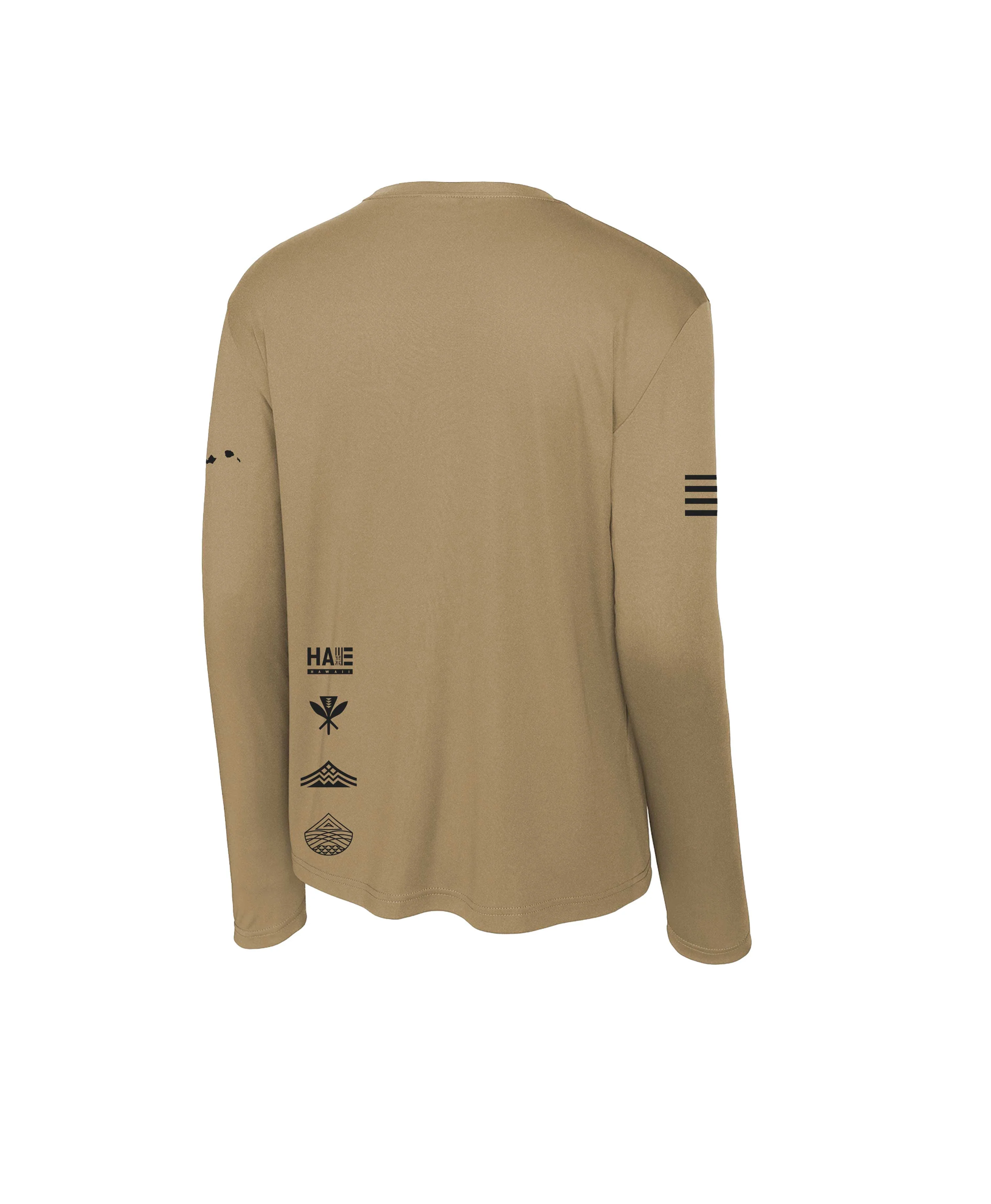 Aloha 'Āina Longsleeve Drifit Coyote Brown - Image 4