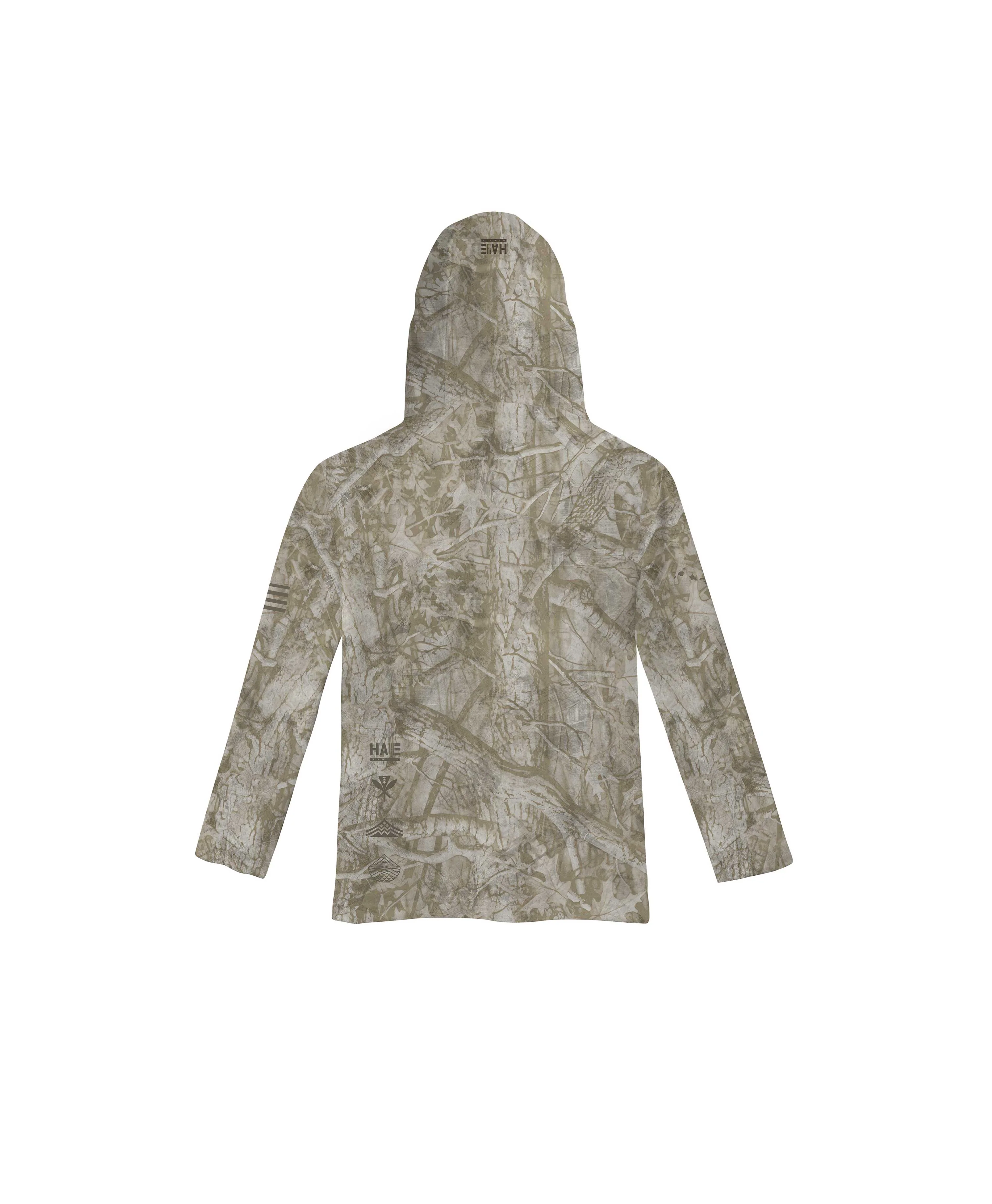 Aloha Aina Brown Camo Toddler Hooded Long Sleeve Drifit - Image 2