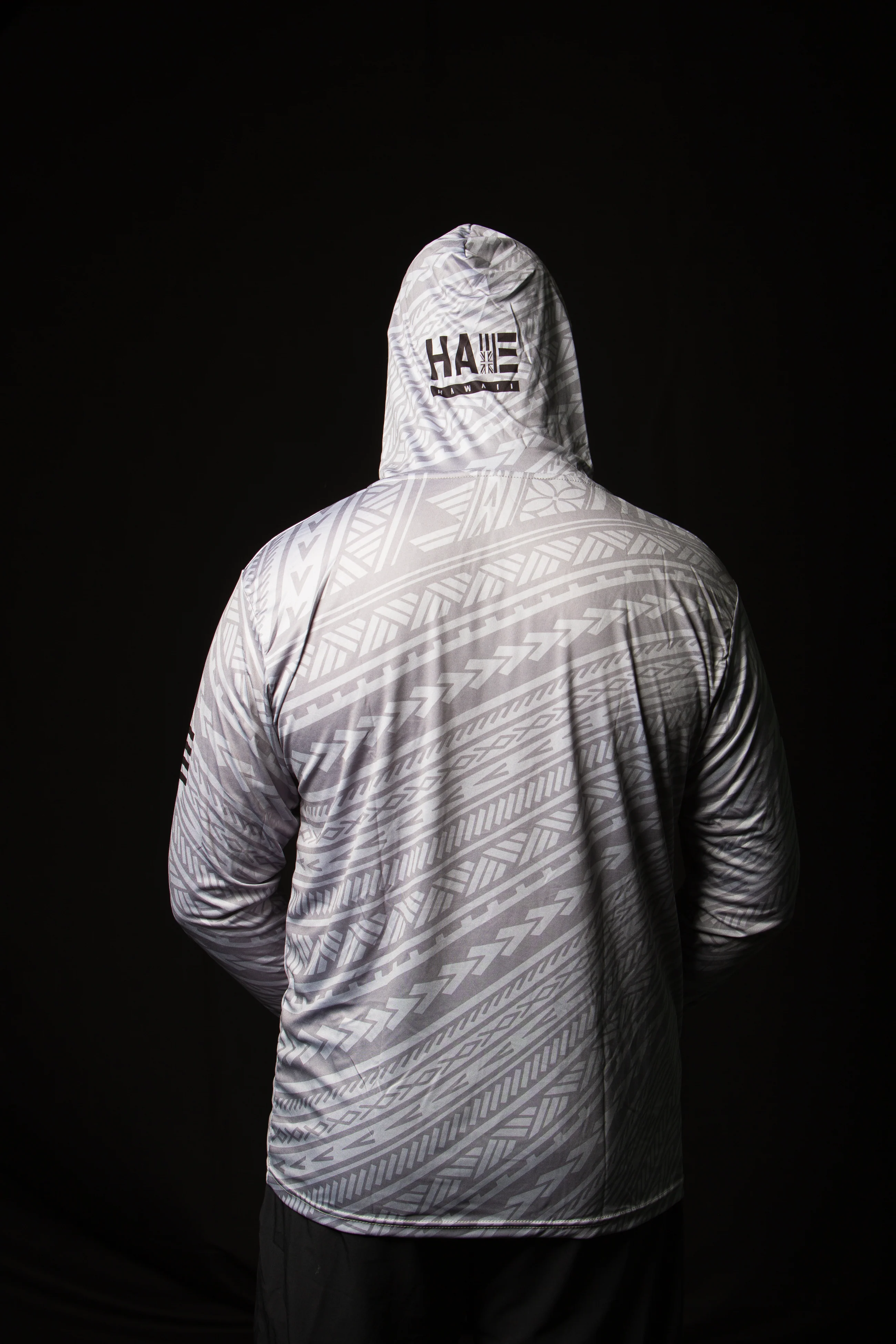 Kakau Gray Sublimated Hooded Long Sleeve Drifit - Image 3