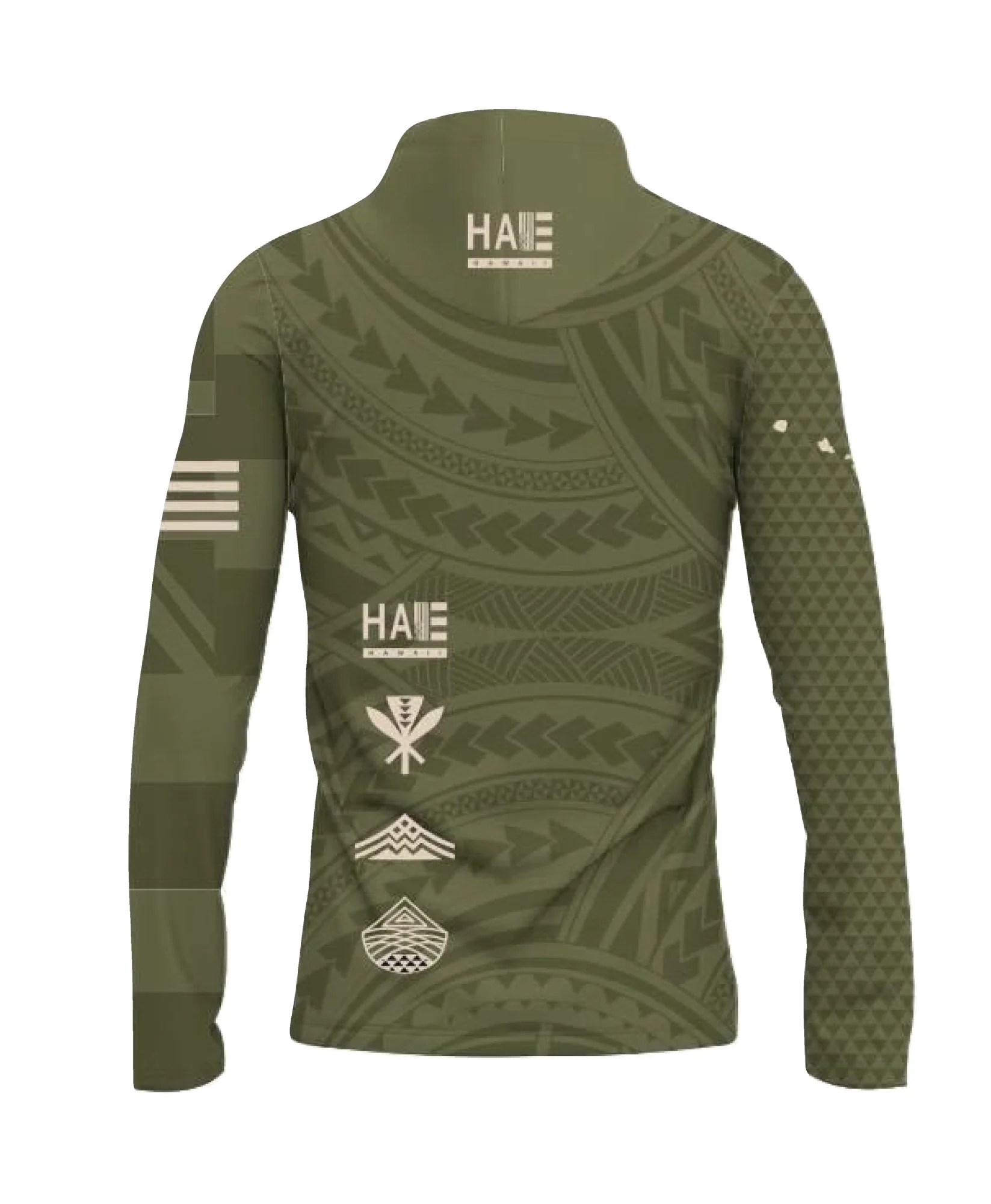Aloha Aina Sublimated Hooded Long Sleeve Drifit - Image 3