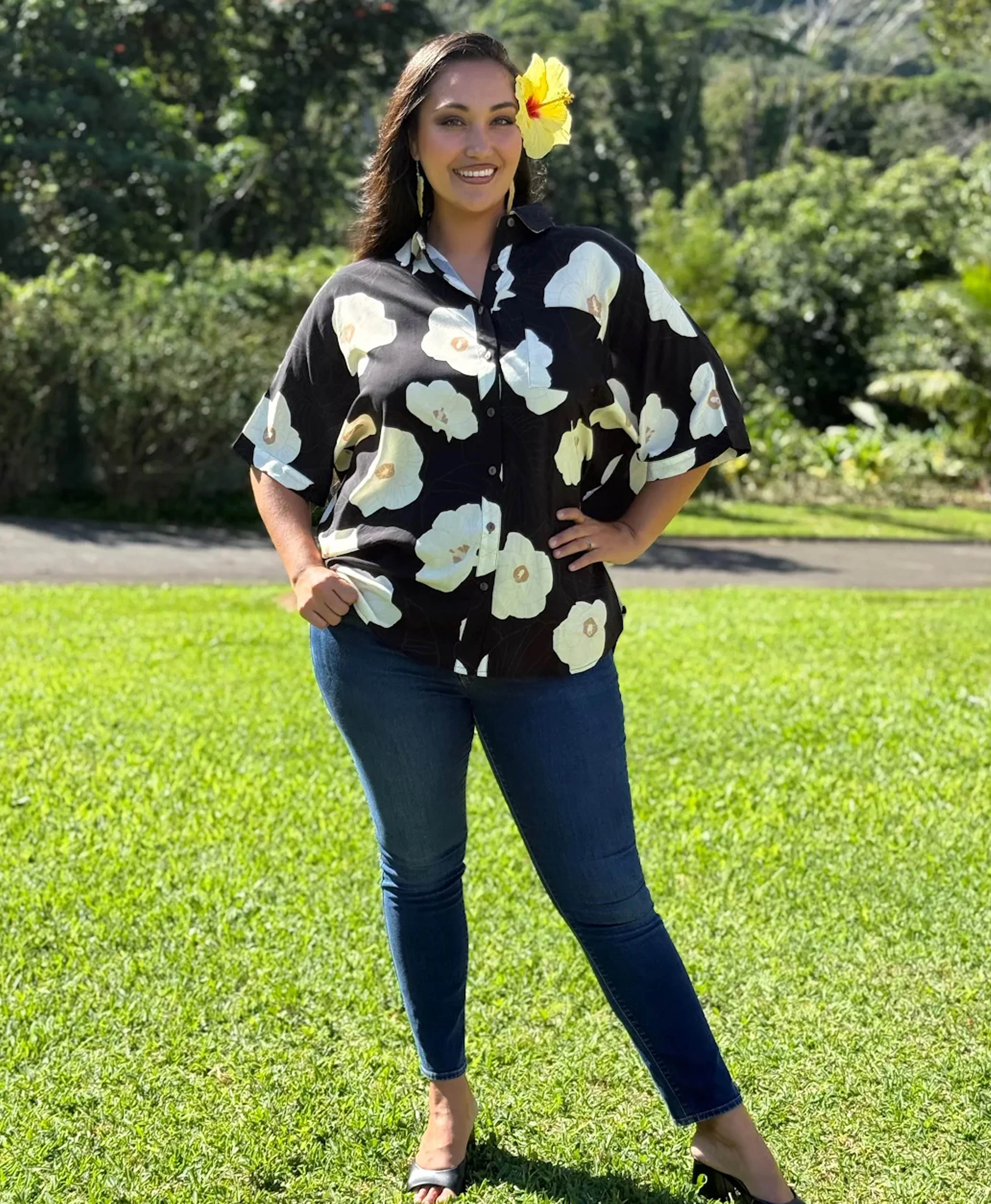 Hau Wailea Blouse Konane - Image 2