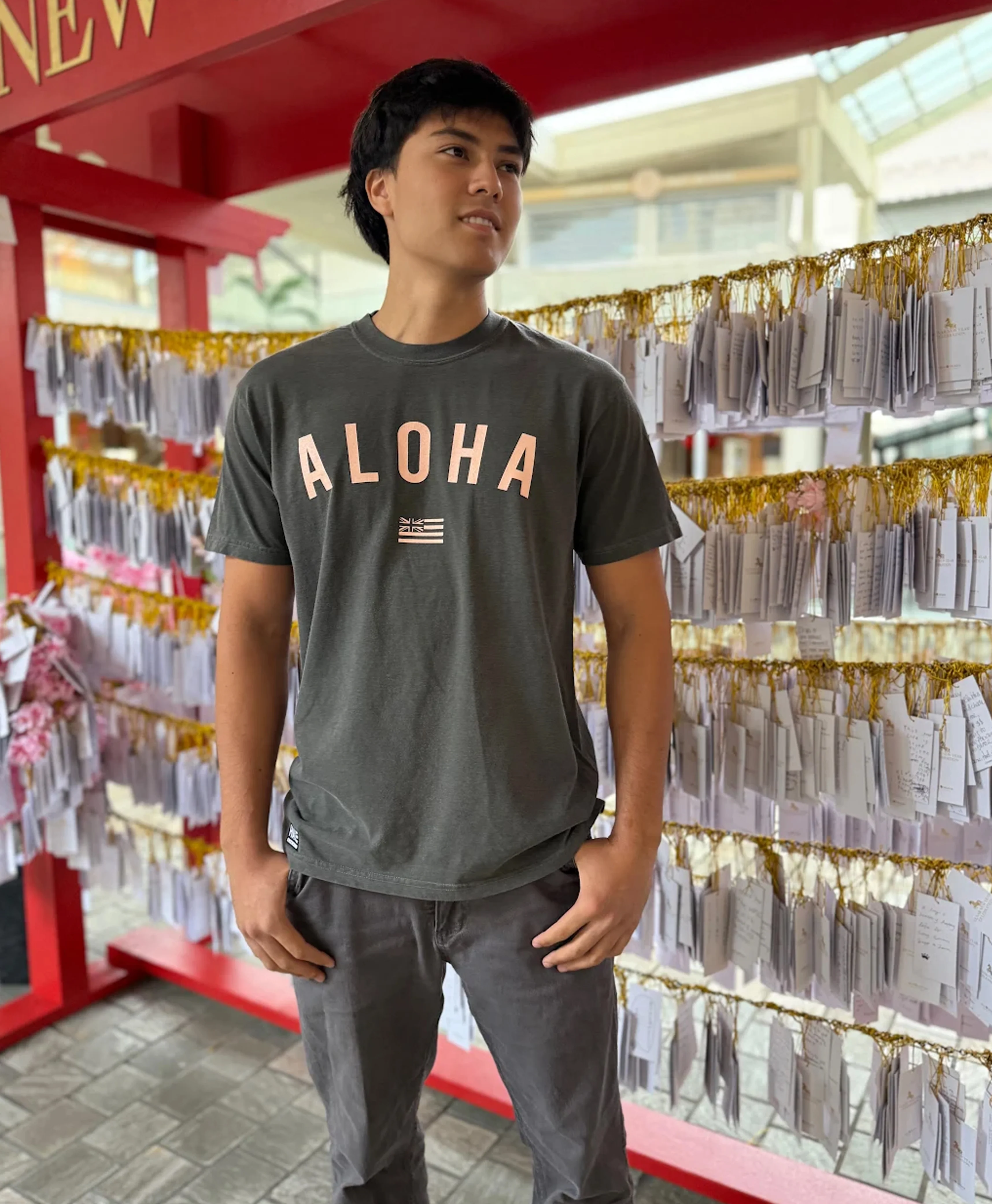 HH ALOHA T-Shirt Pepper Gray - Image 2