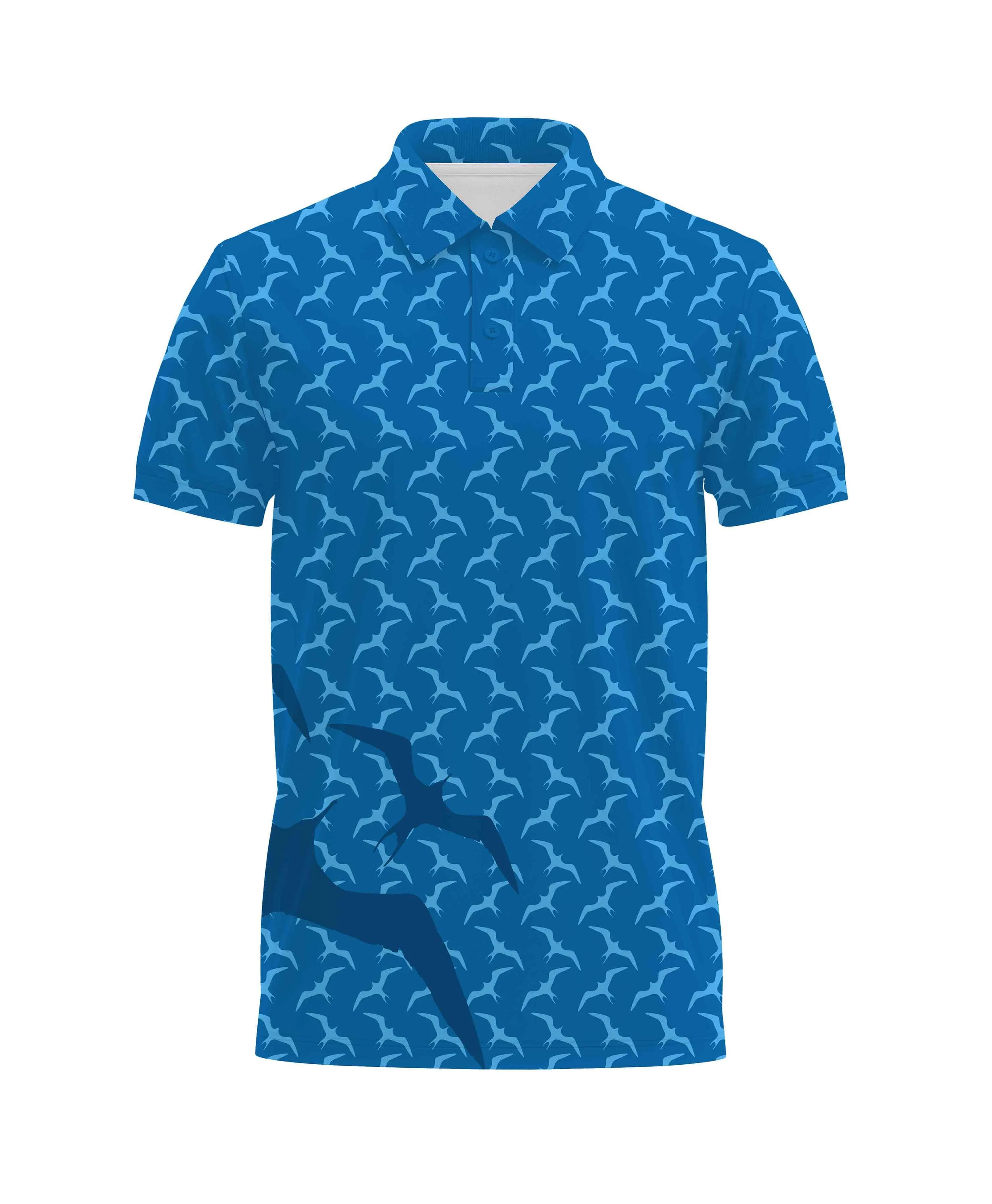 Iwa Bird Anywhere Polo Sky Blue - Image 3