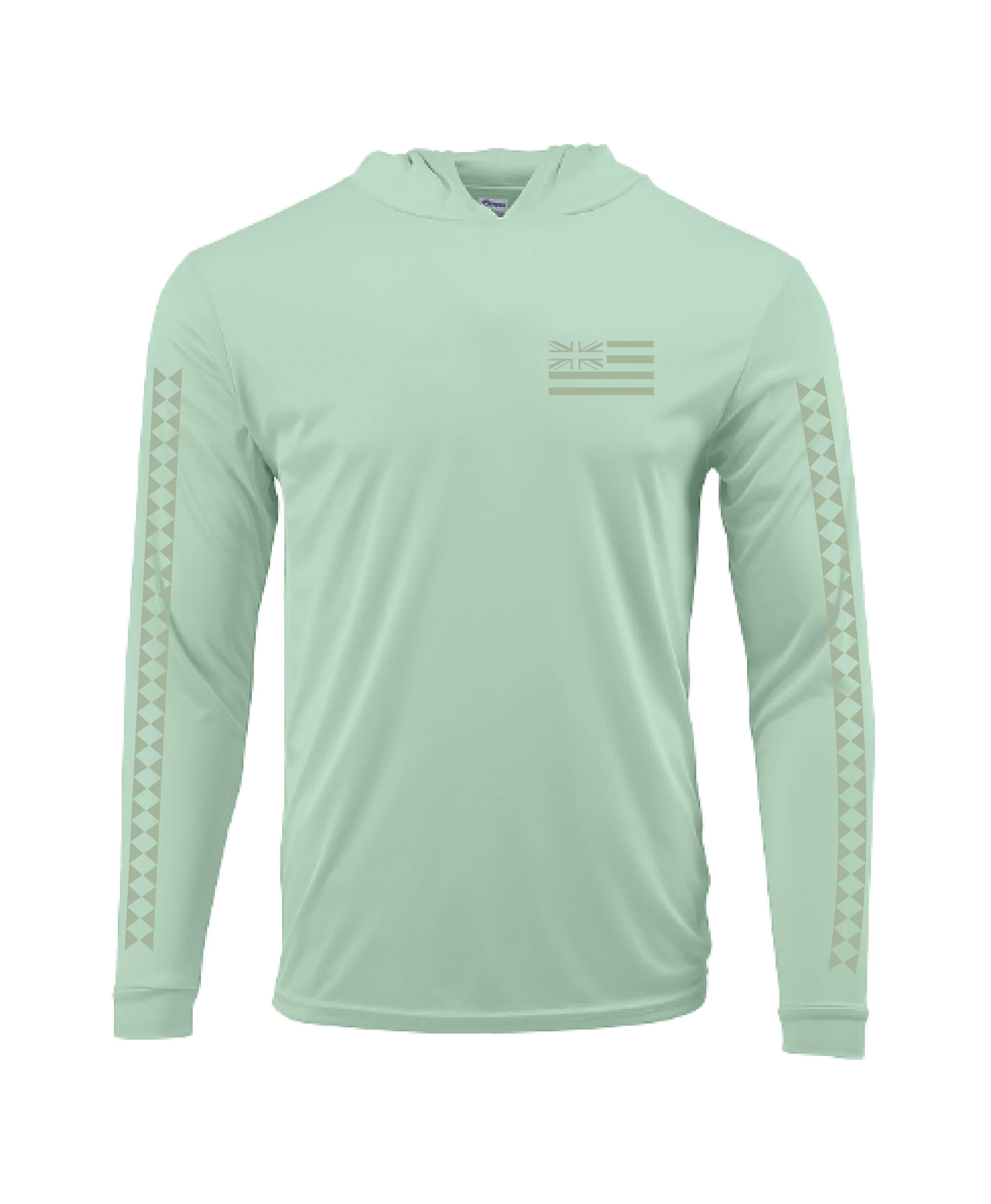 'Iwa Birds Hooded Longsleeve Drifit Mint - Image 3