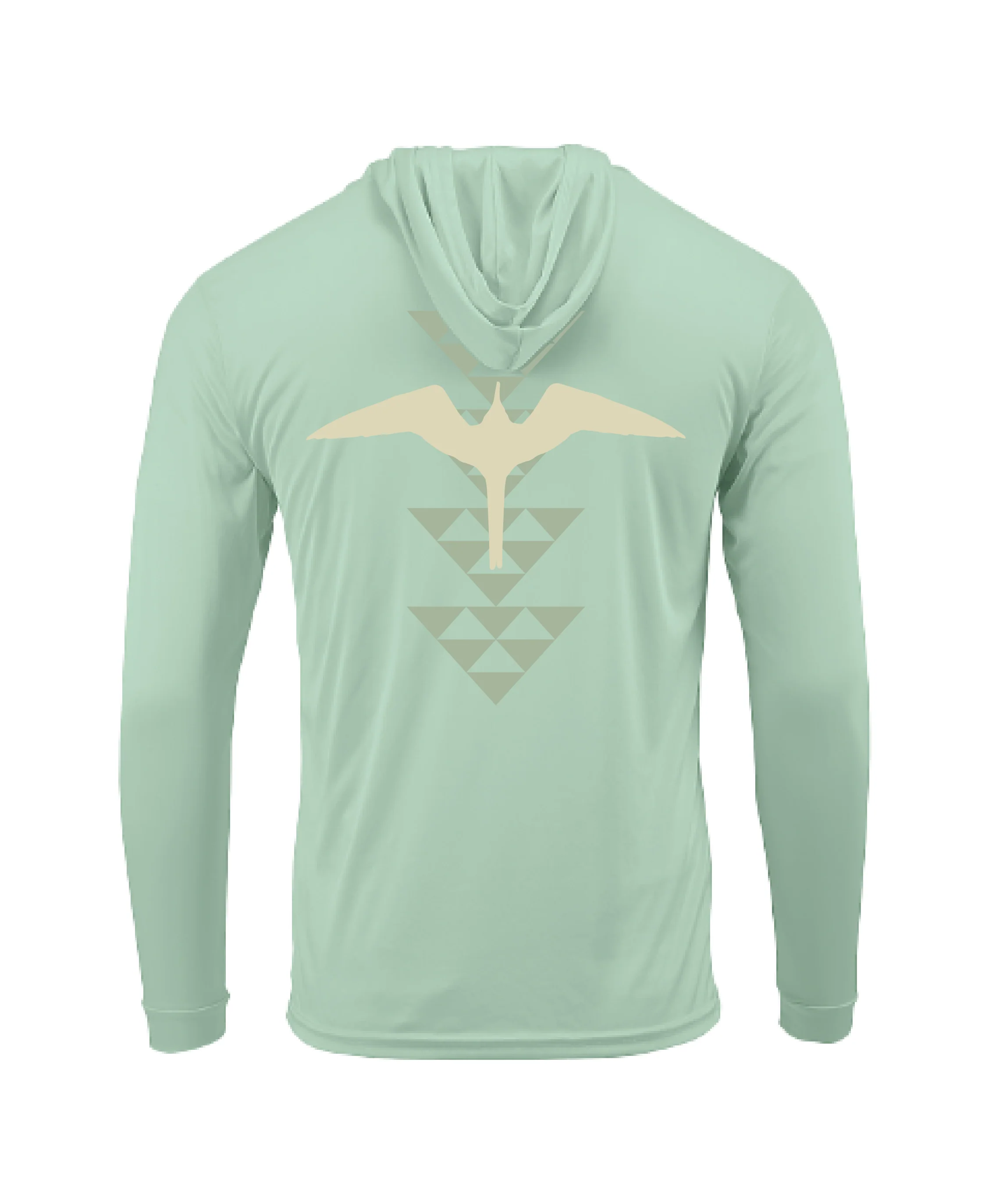 'Iwa Birds Hooded Longsleeve Drifit Mint - Image 4