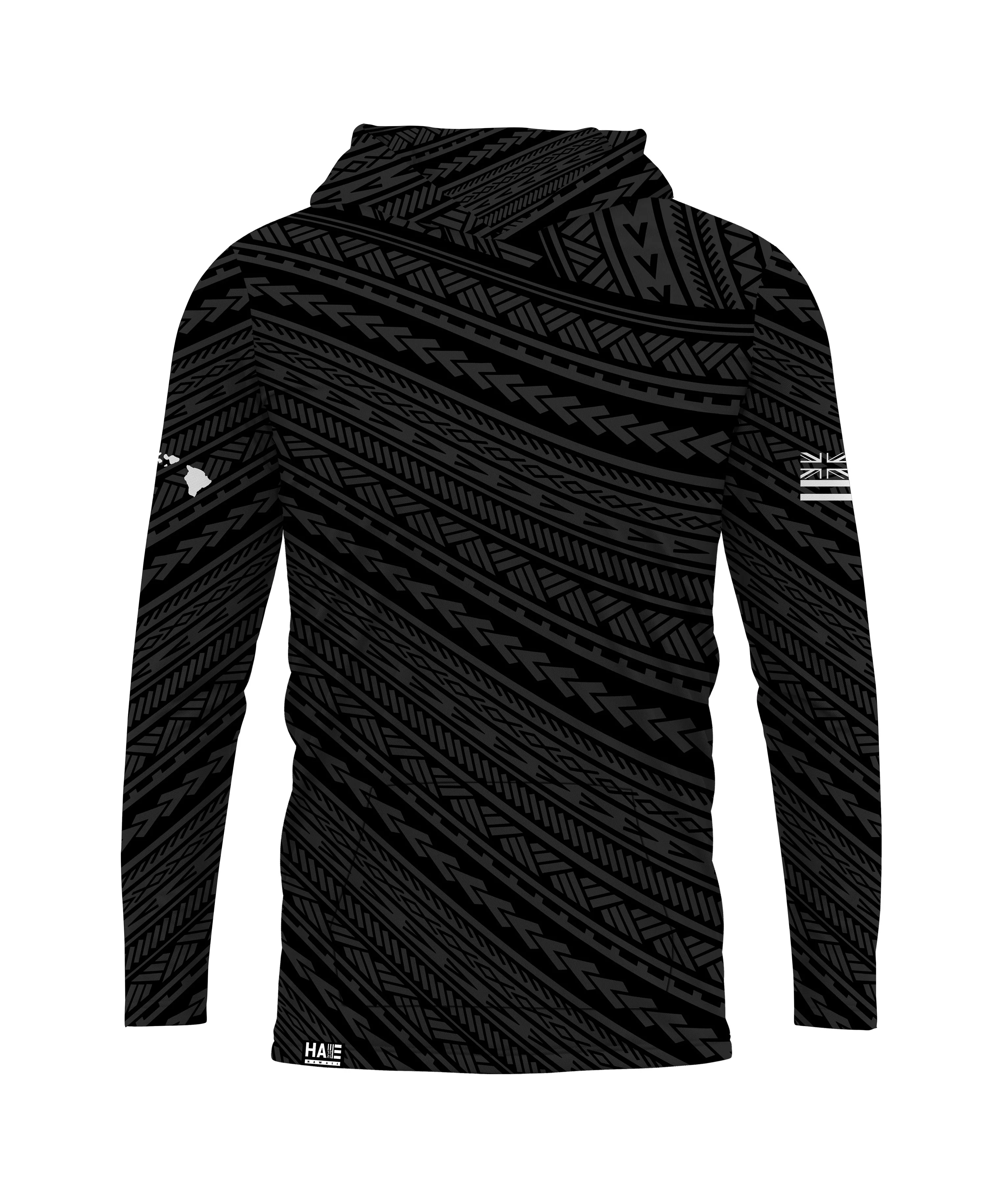 Kakau Black Hooded Long Sleeve Drifit - Image 2