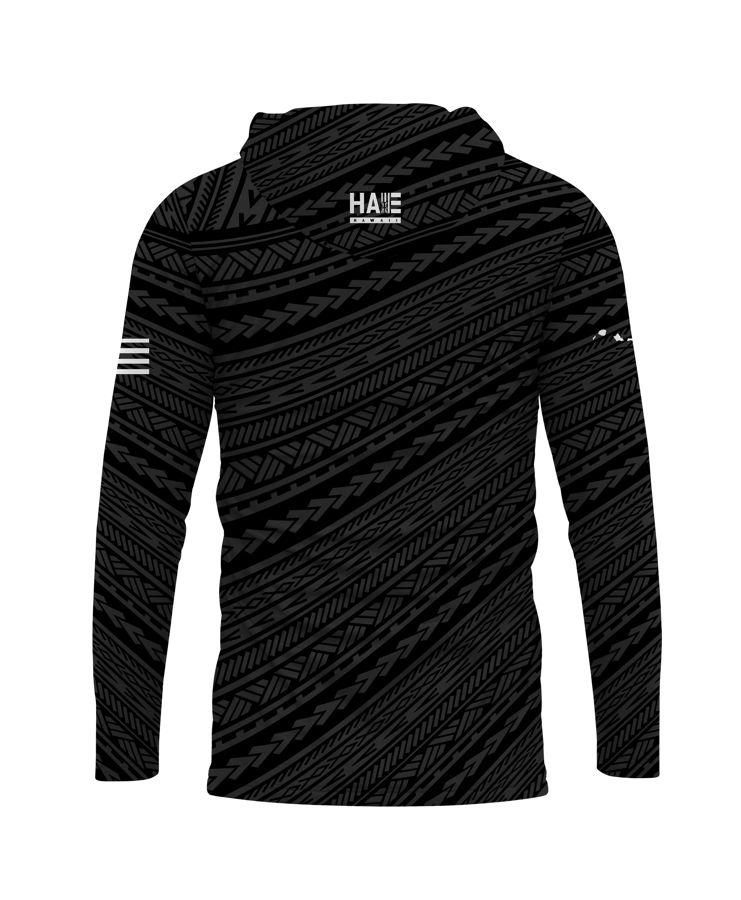 Kakau Black Hooded Long Sleeve Drifit - Image 3
