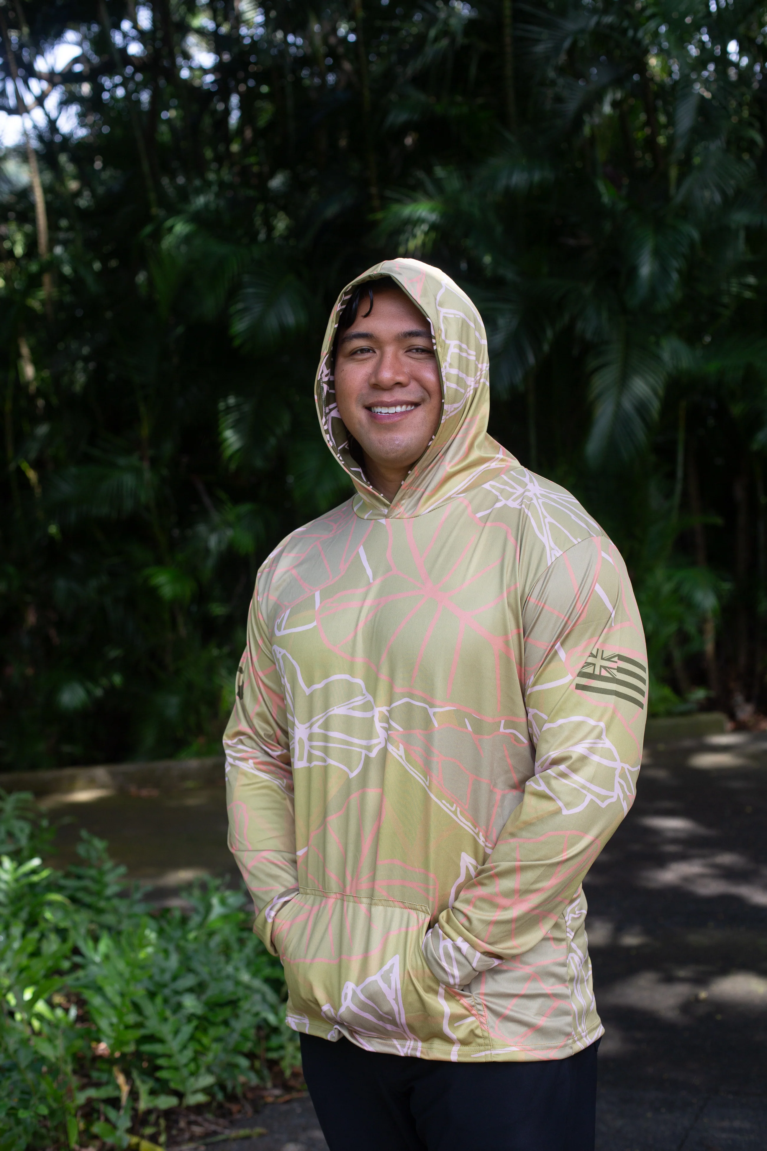 Kalo Hooded Longsleeve Drifit Taupe