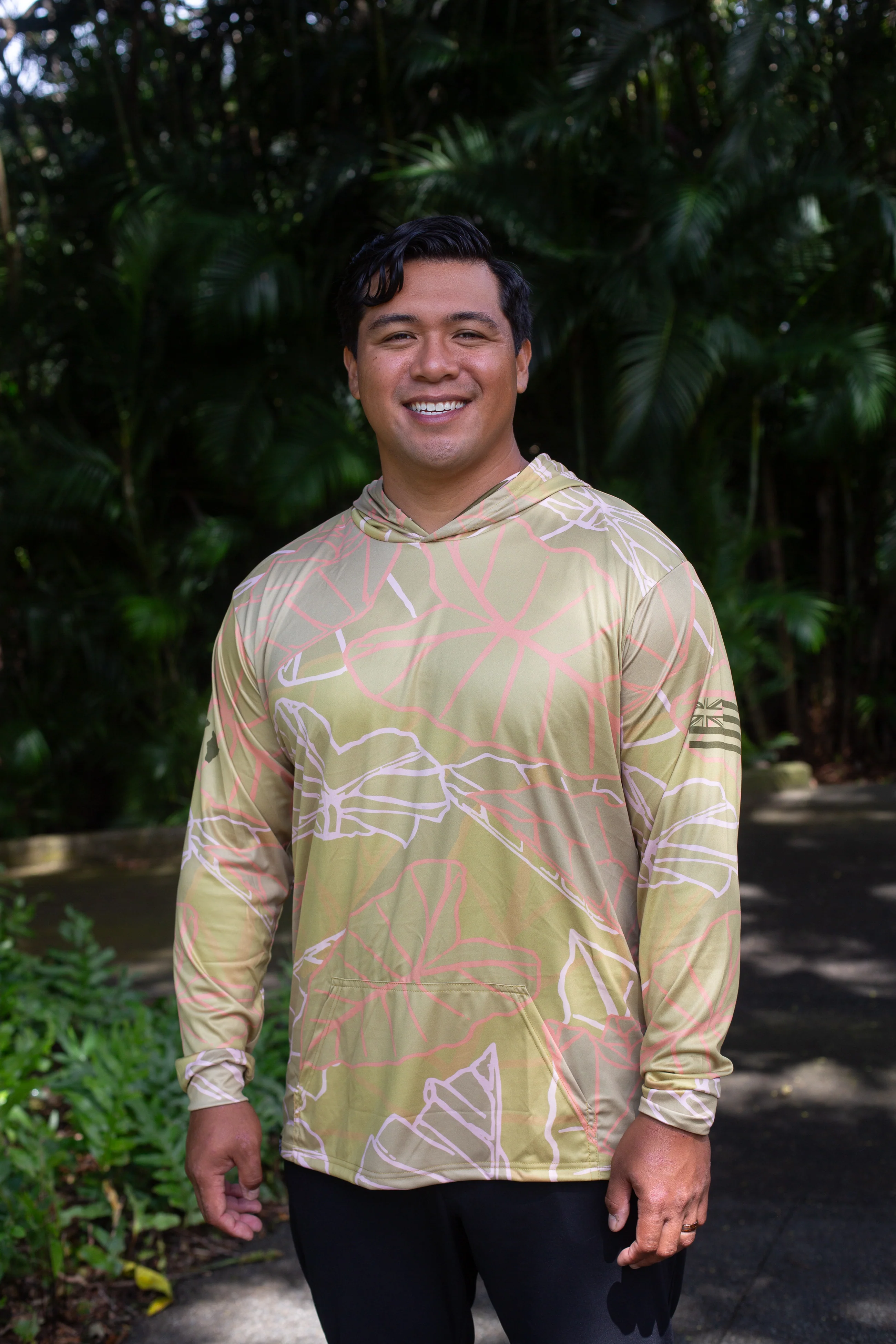 Kalo Hooded Longsleeve Drifit Taupe - Image 3