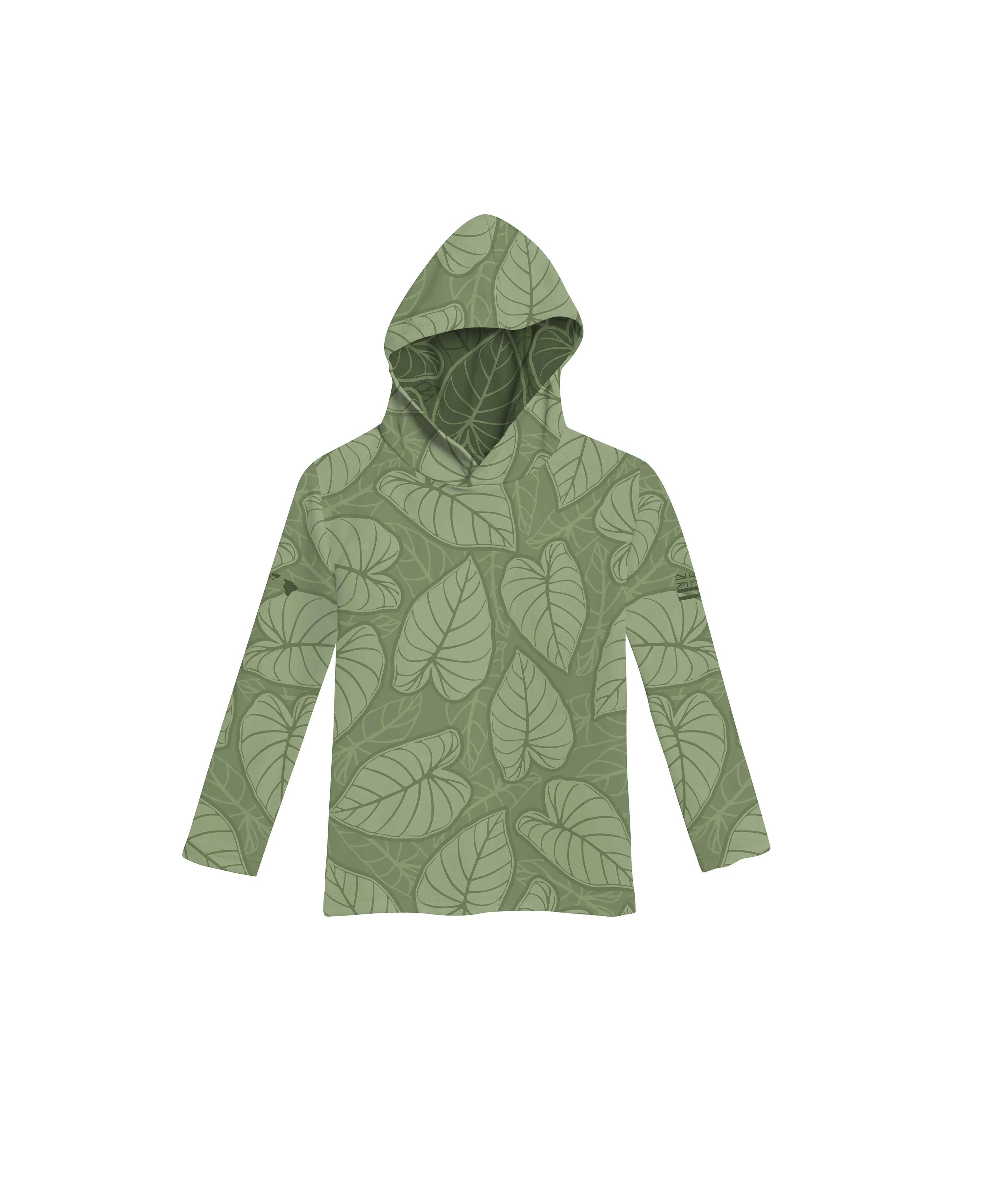 Kalo Patch Green Toddler Hooded Longsleeve Drifit - Image 4
