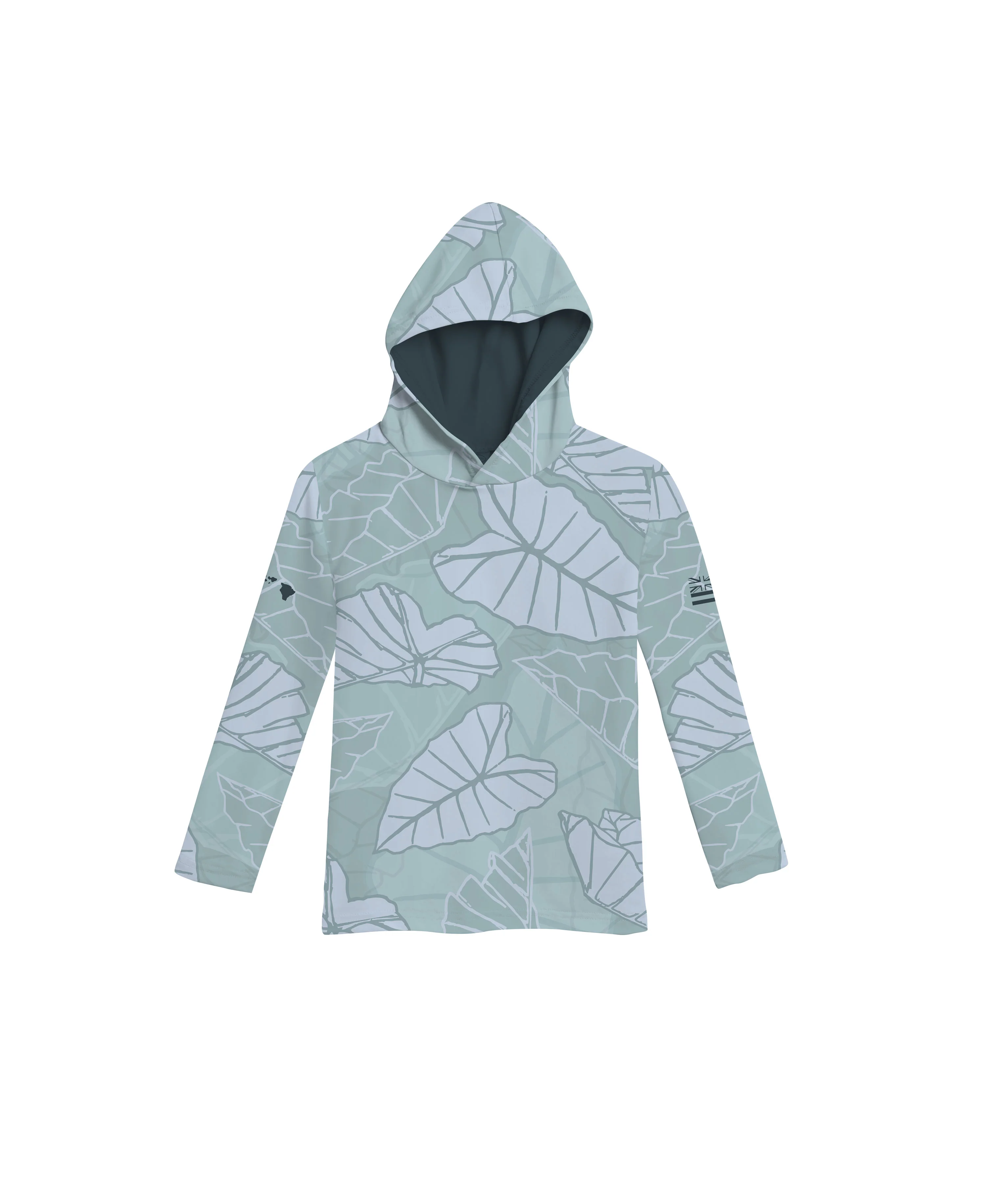 Kalo Toddler Hooded Longsleeve Drifit Sage