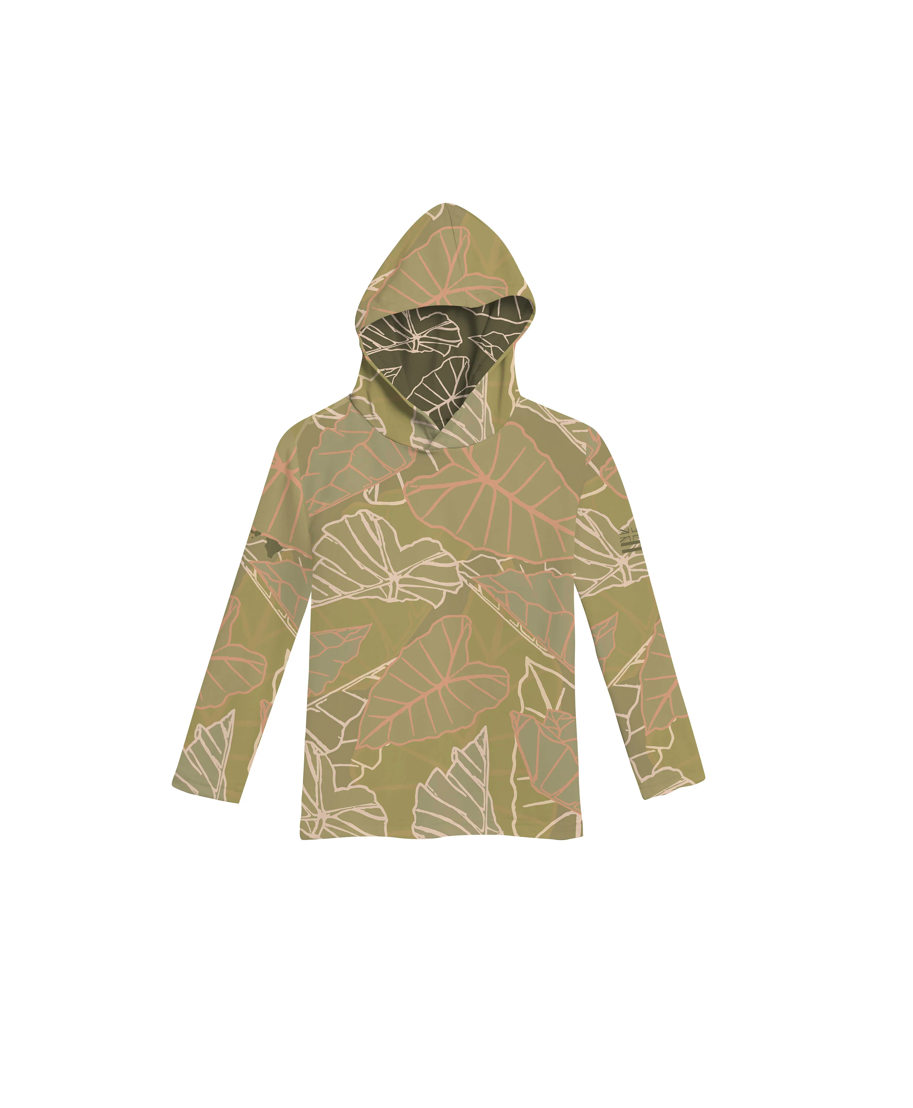 Kalo Toddler Hooded Longsleeve Drifit Taupe