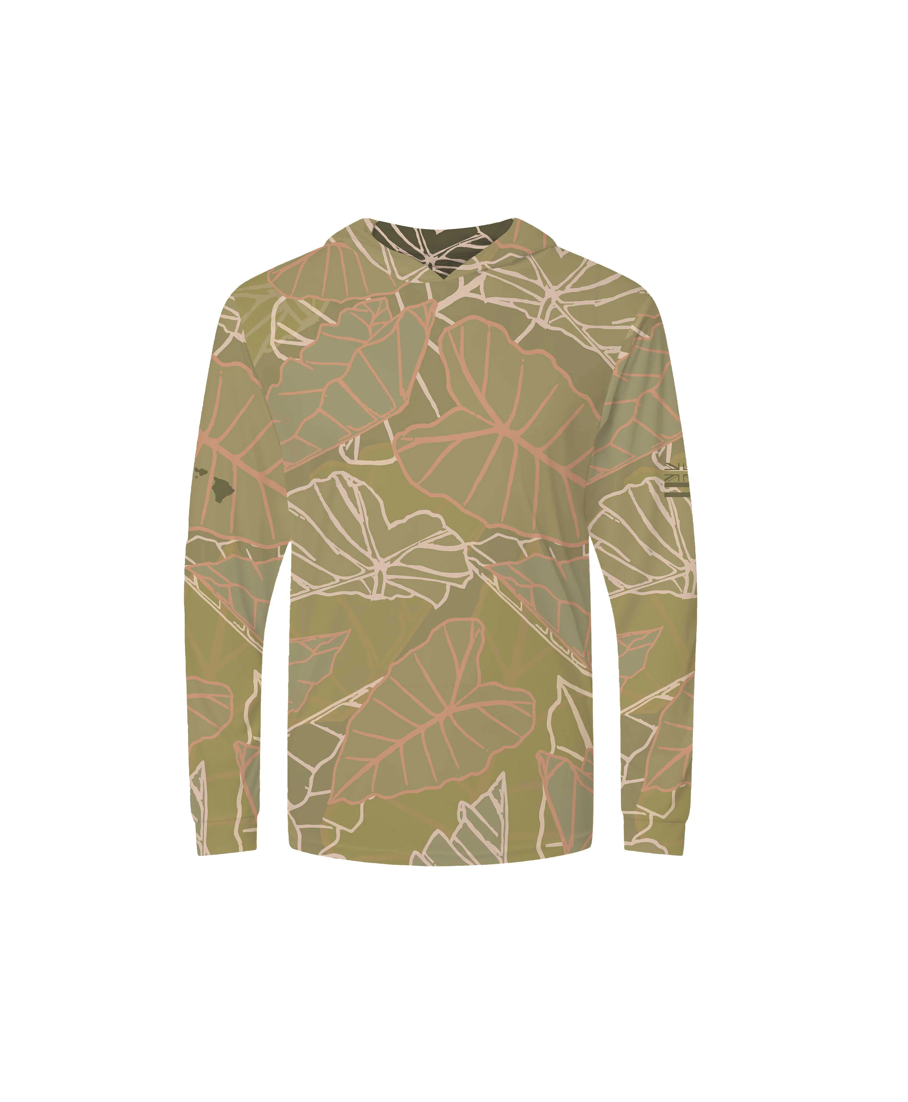 Kalo Youth Hooded Longsleeve Drifit Taupe