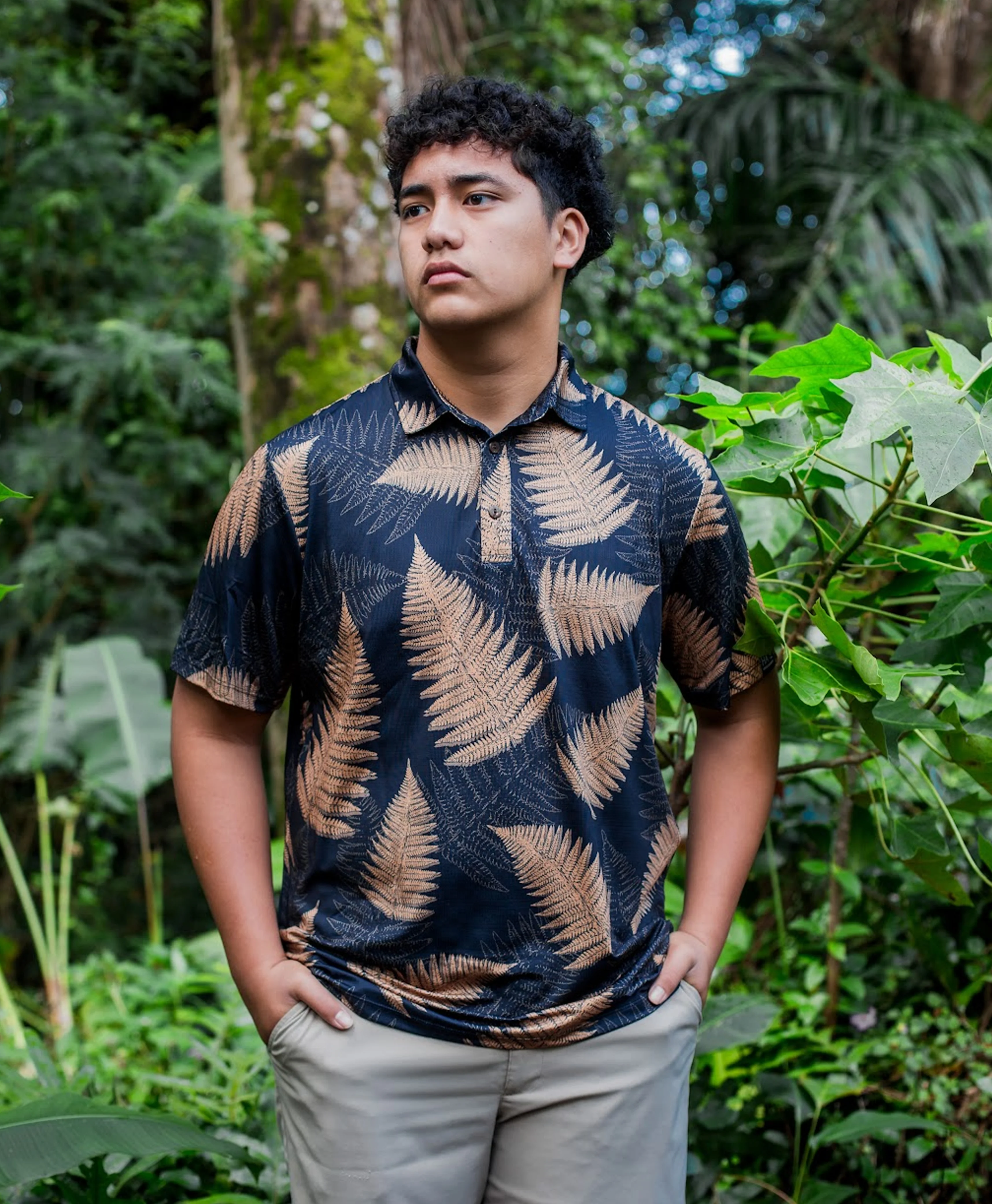 Palapalai Kane Pullover in Black