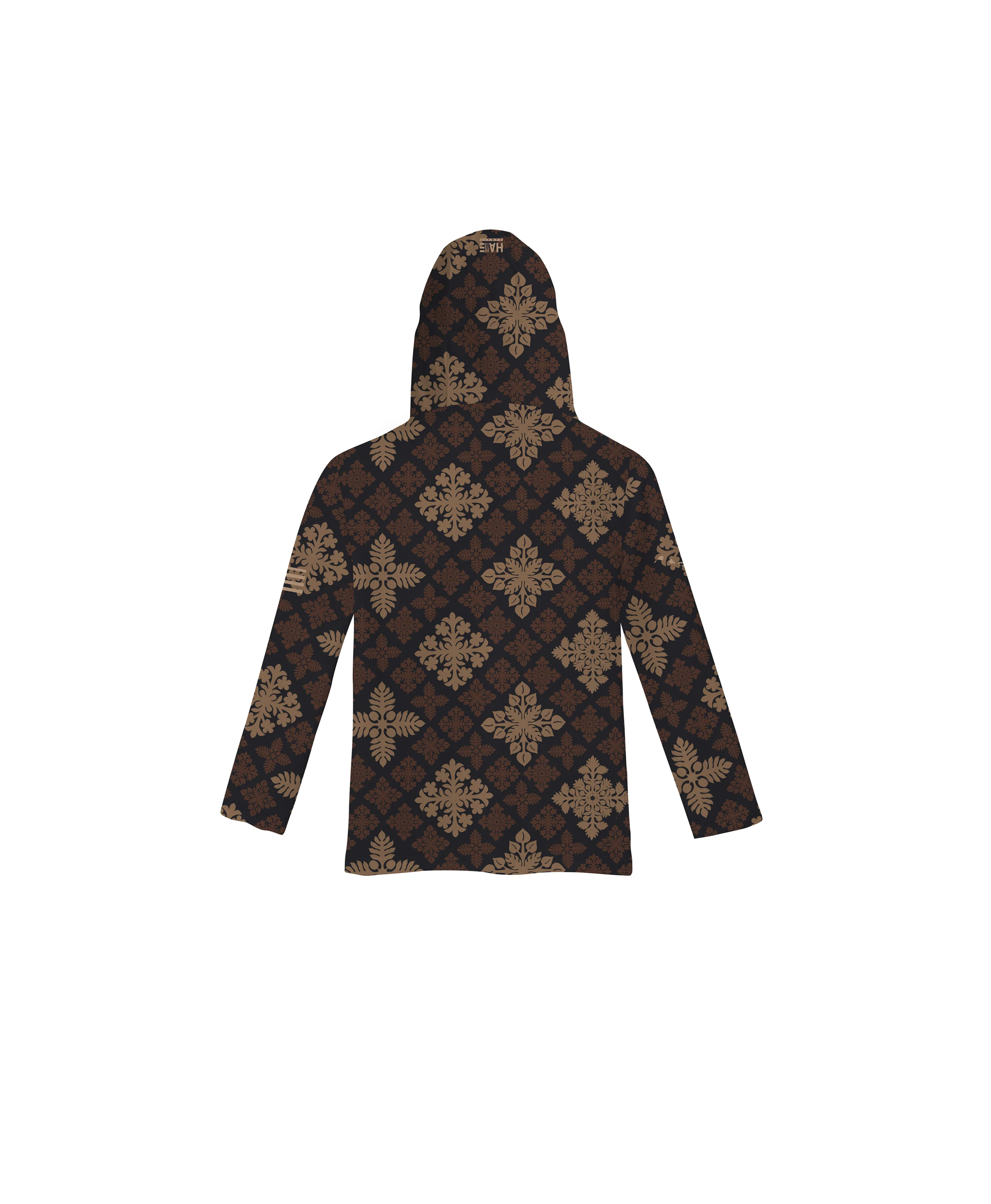 Kapa Kuiki Black Toddler Hooded Long Sleeve Drifit Brown - Image 3