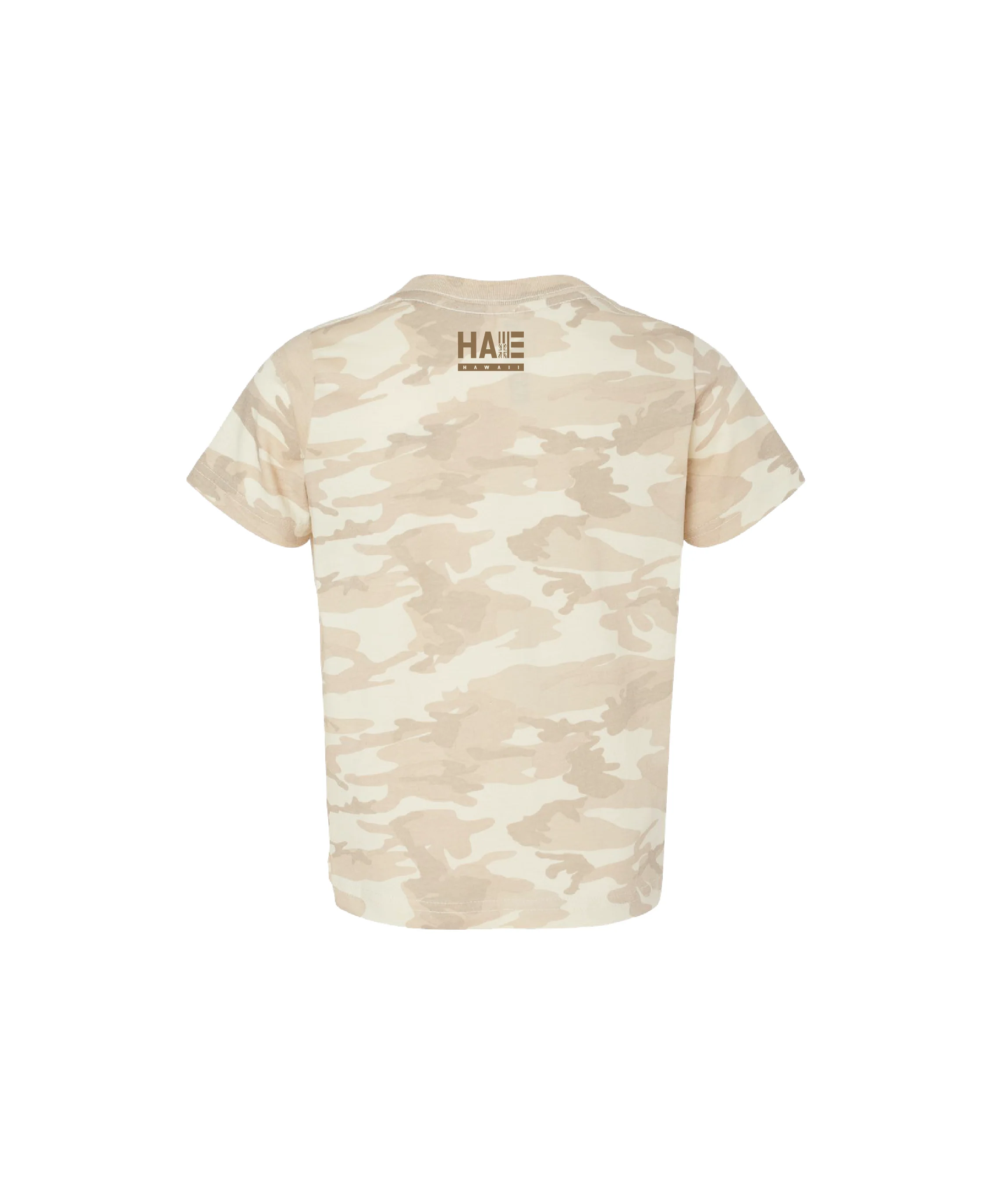 Kiuke and Kolohe Keiki Tee Natural Camo - Image 3