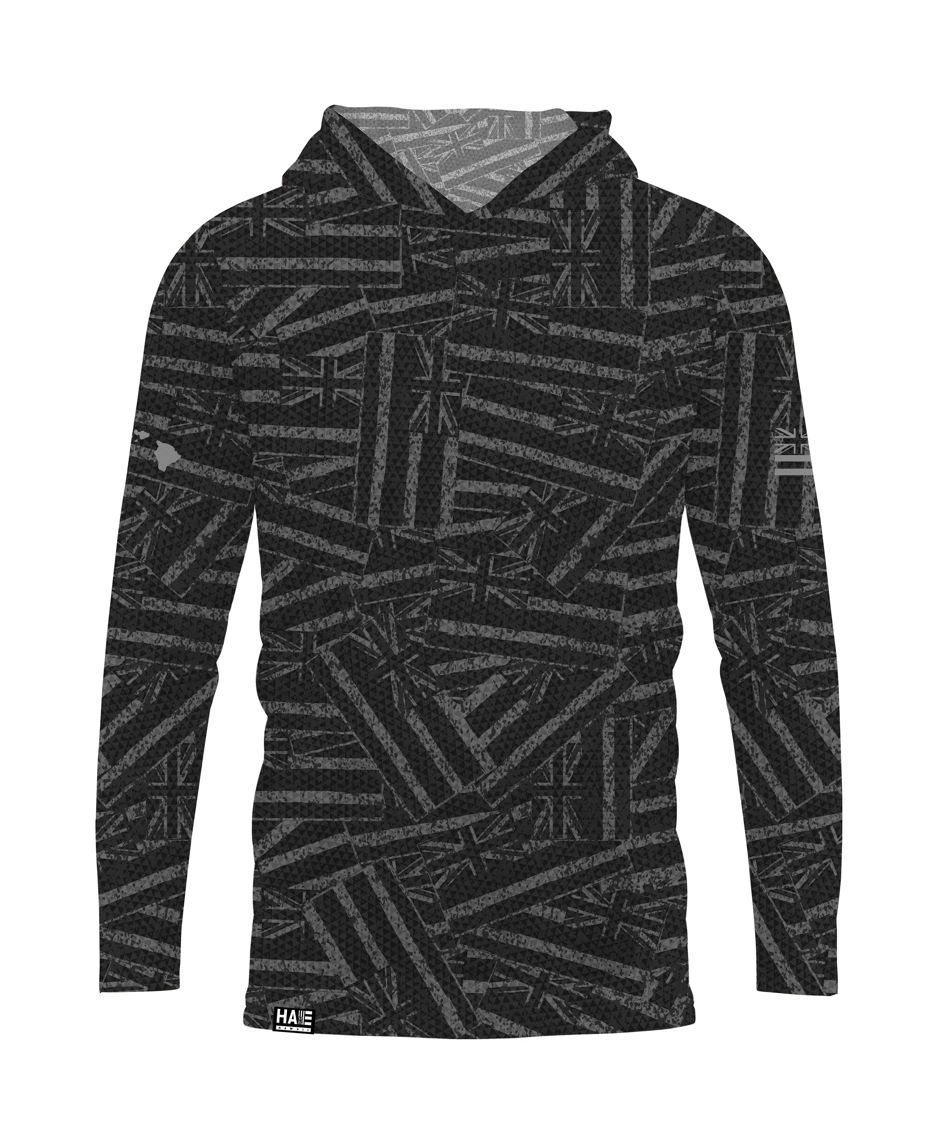 Ku'u Hae Hooded Long Sleeve Drifit Black - Image 4