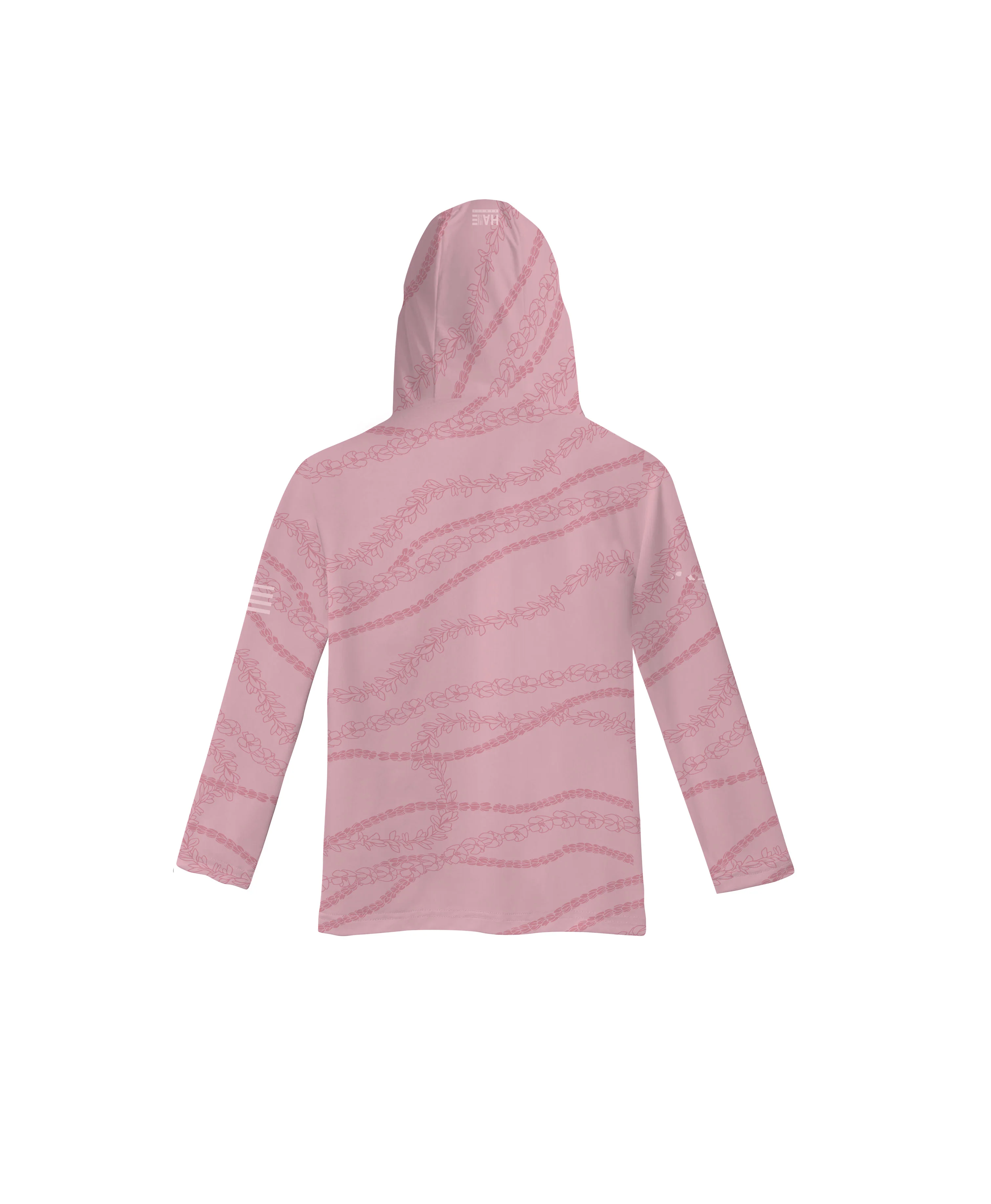 Kuulei Toddler V-Neck Hooded Longsleeve Drifit Desert Pink - Image 3