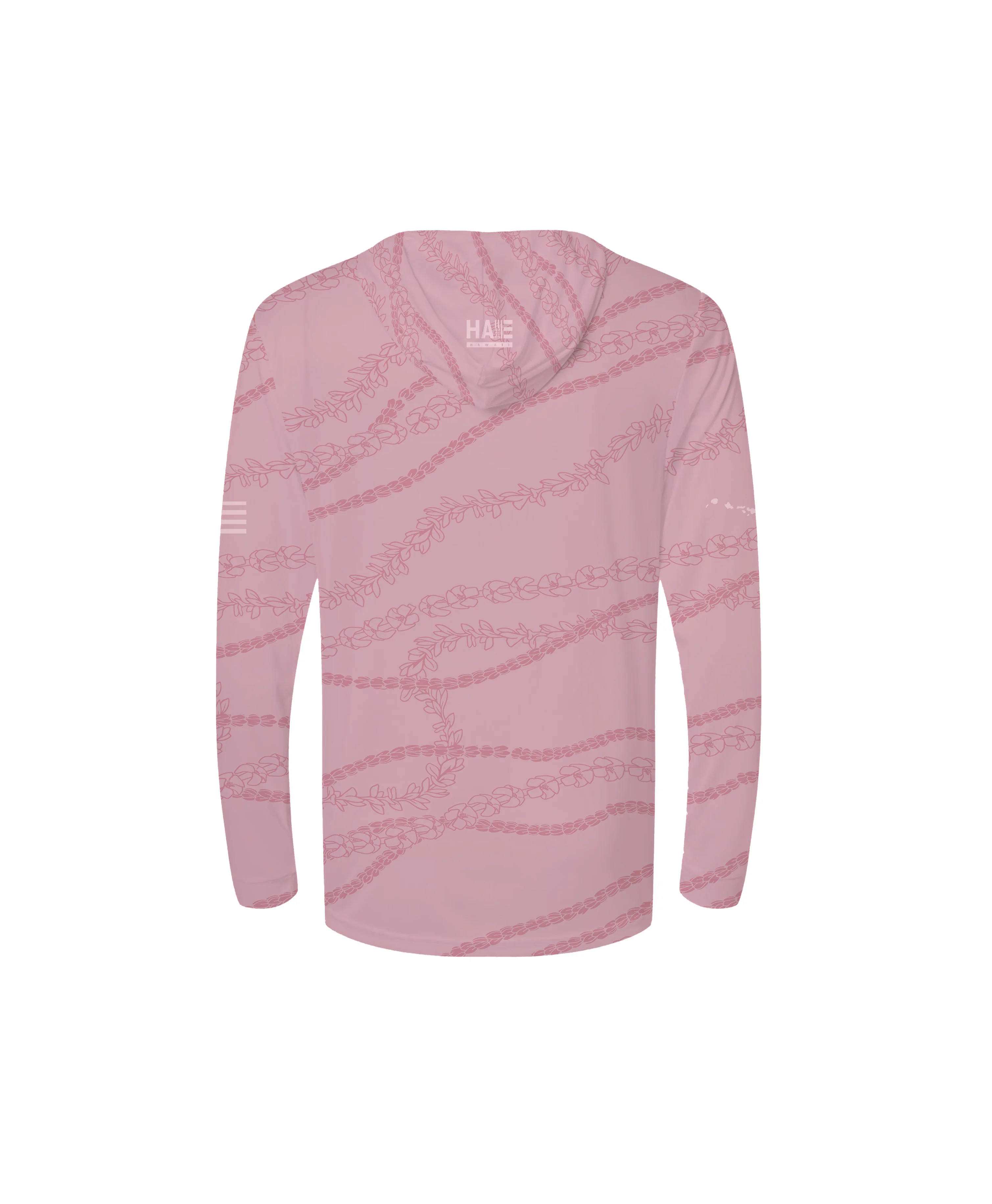 Kuulei Youth V-Neck Hooded Longsleeve Drifit Desert Pink - Image 2