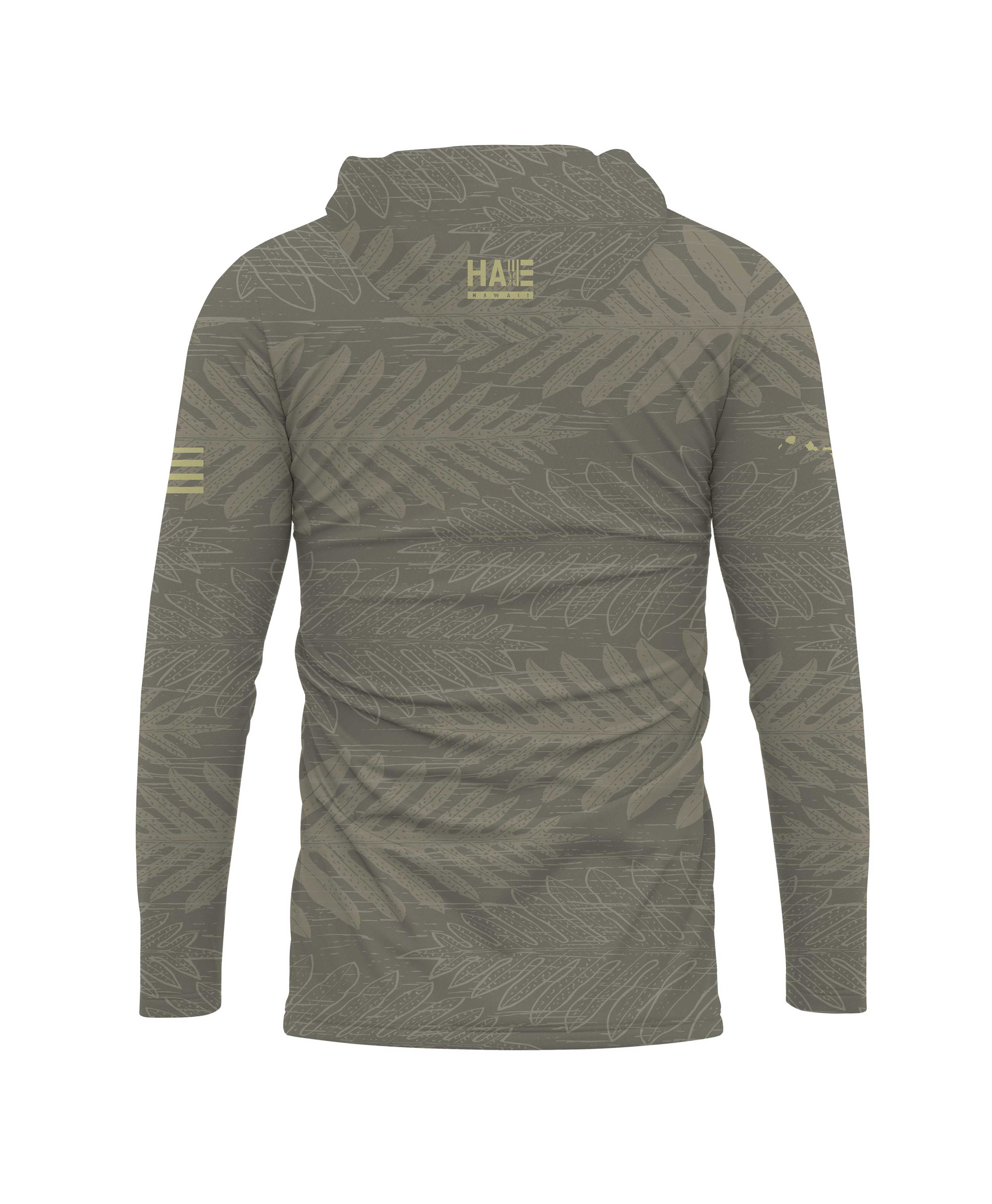 Lauae Olive Sublimated Hooded Long Sleeve Drifit - Image 3