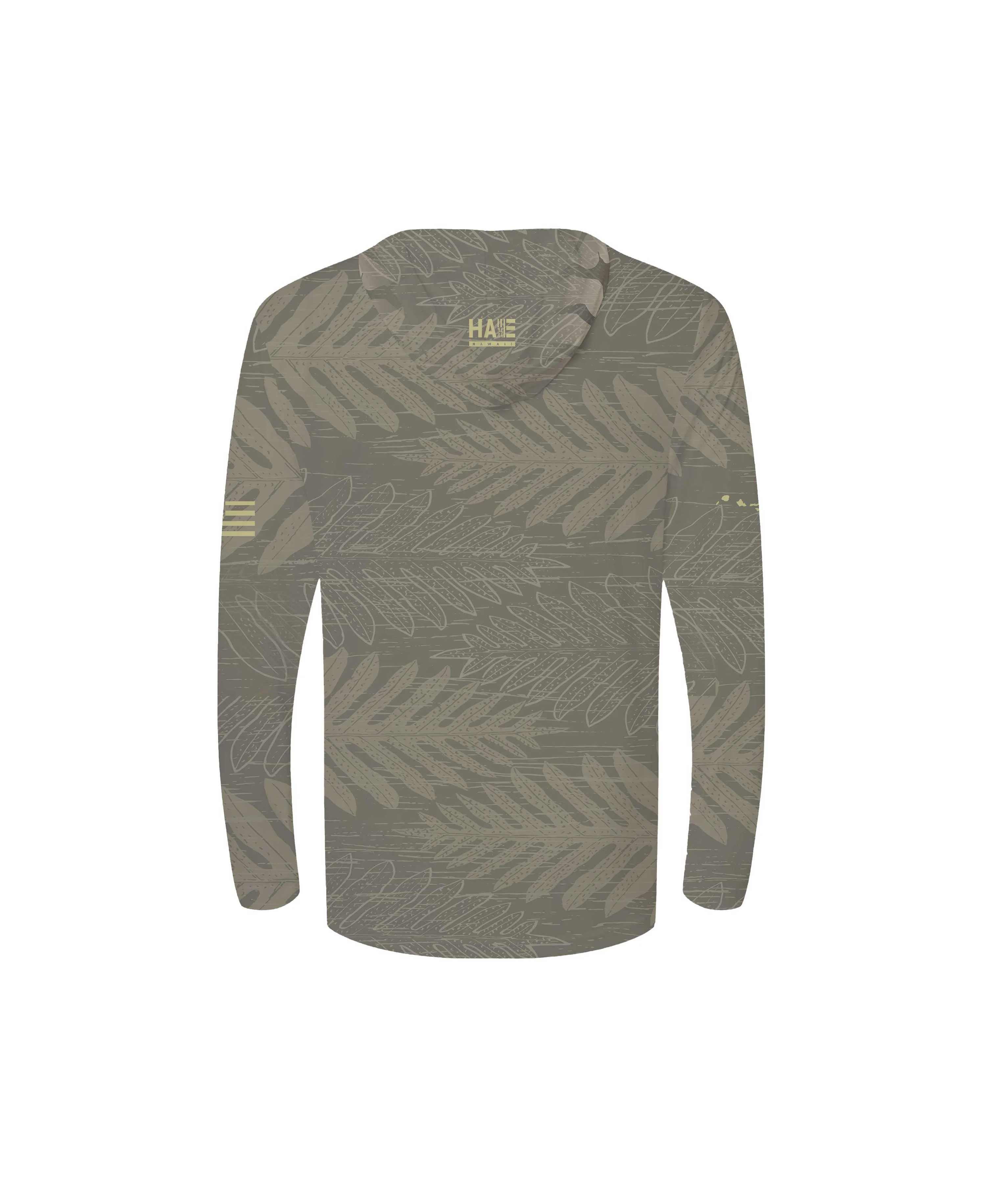 Lauae Olive Sublimated Youth Hooded Long Sleeve Drifit - Image 2