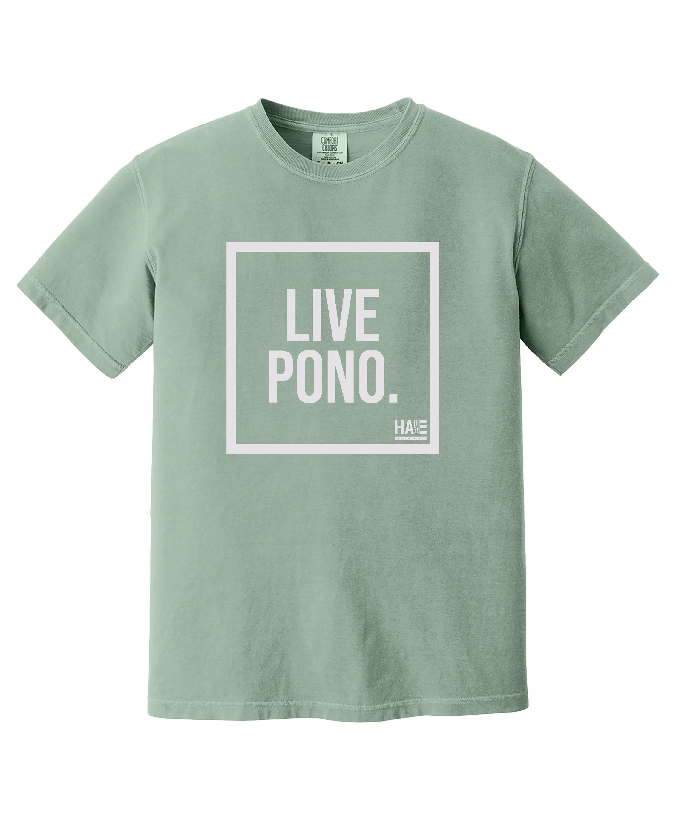 Live Pono Beige Sage Bay T-Shirt - Image 3