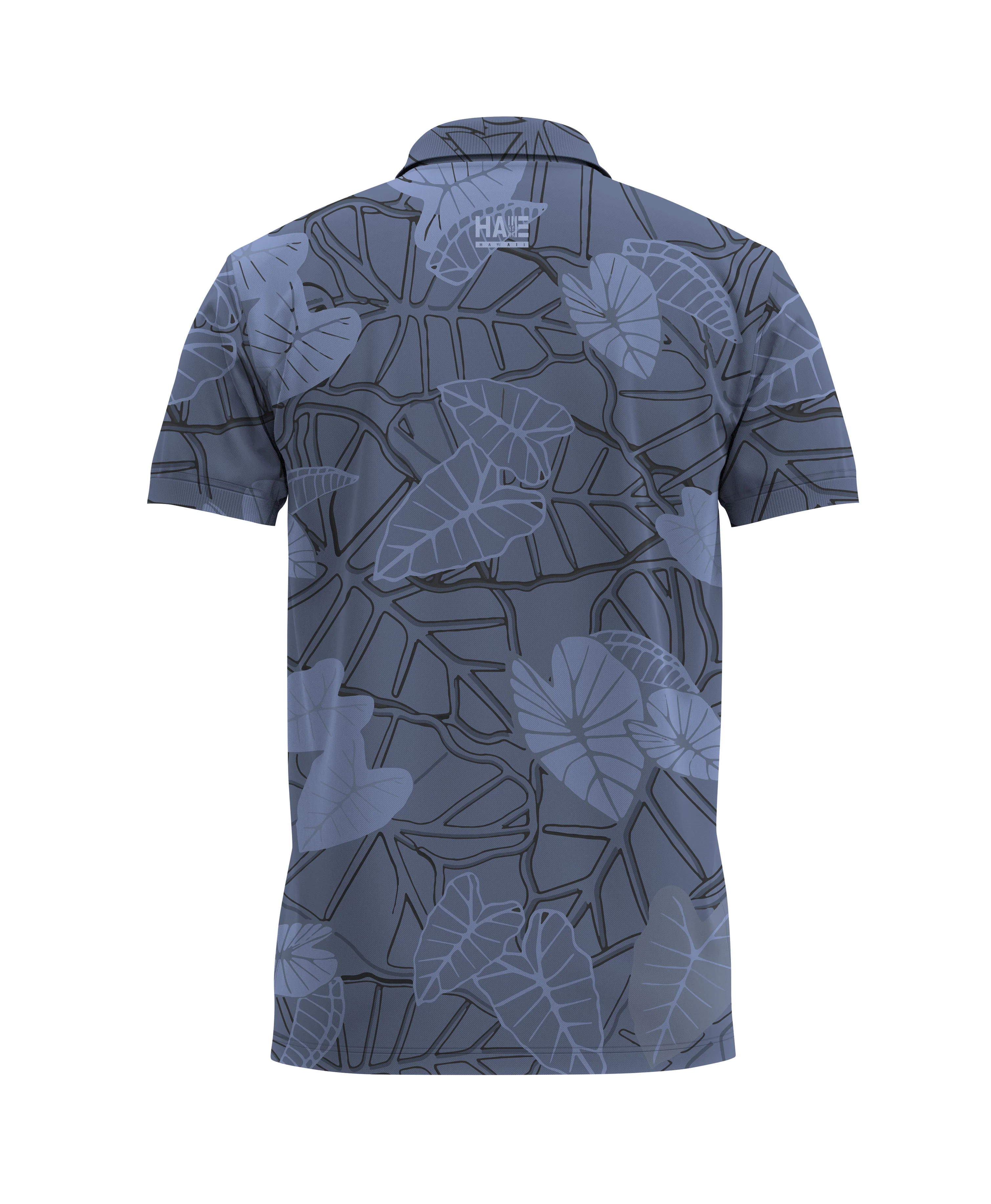 Lo'i Kalo Anywhere Polo Dark Gray - Image 3