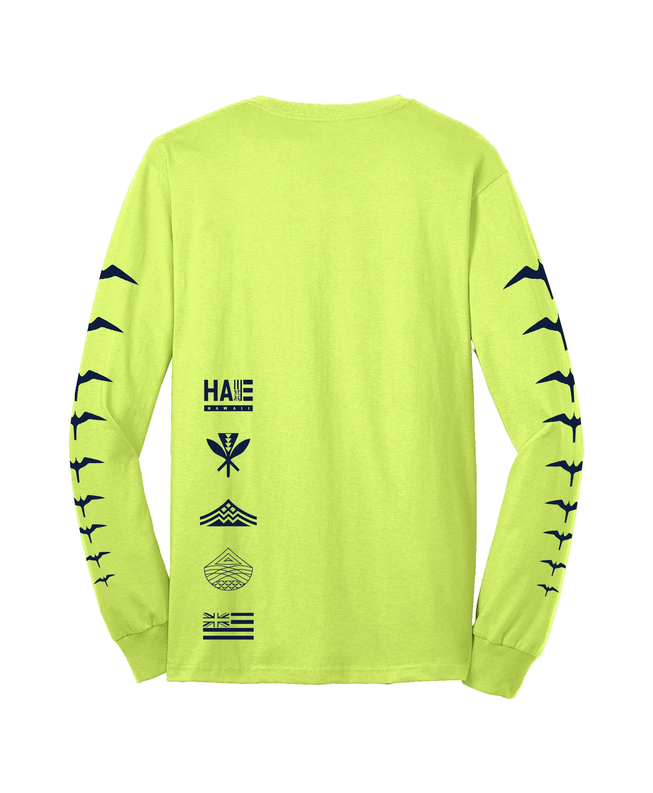 Mauka to Makai Longsleeve T-Shirt Safety Green - Image 3
