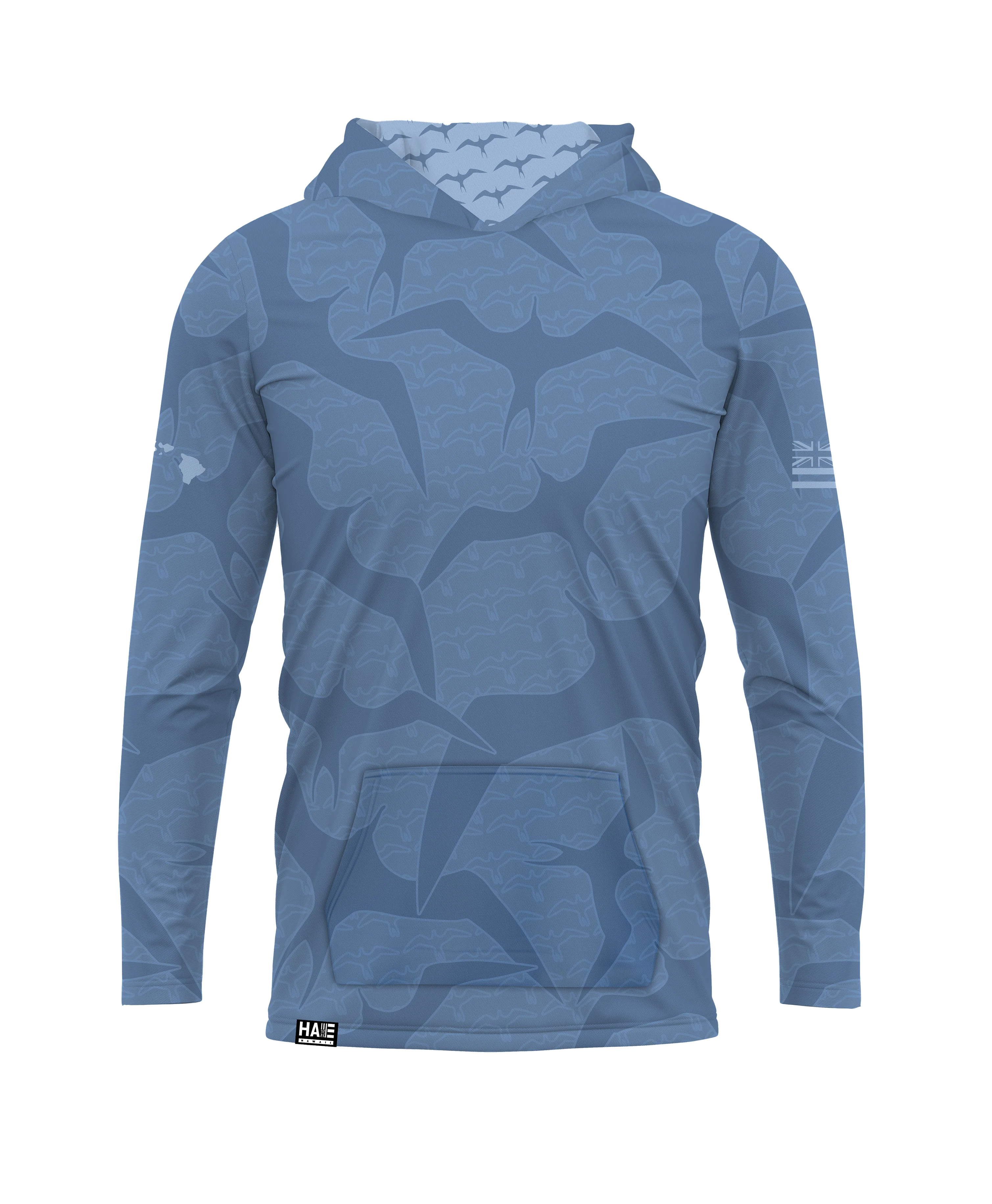 Na Iwa Hooded Longsleeve Drifit Blue - Image 3