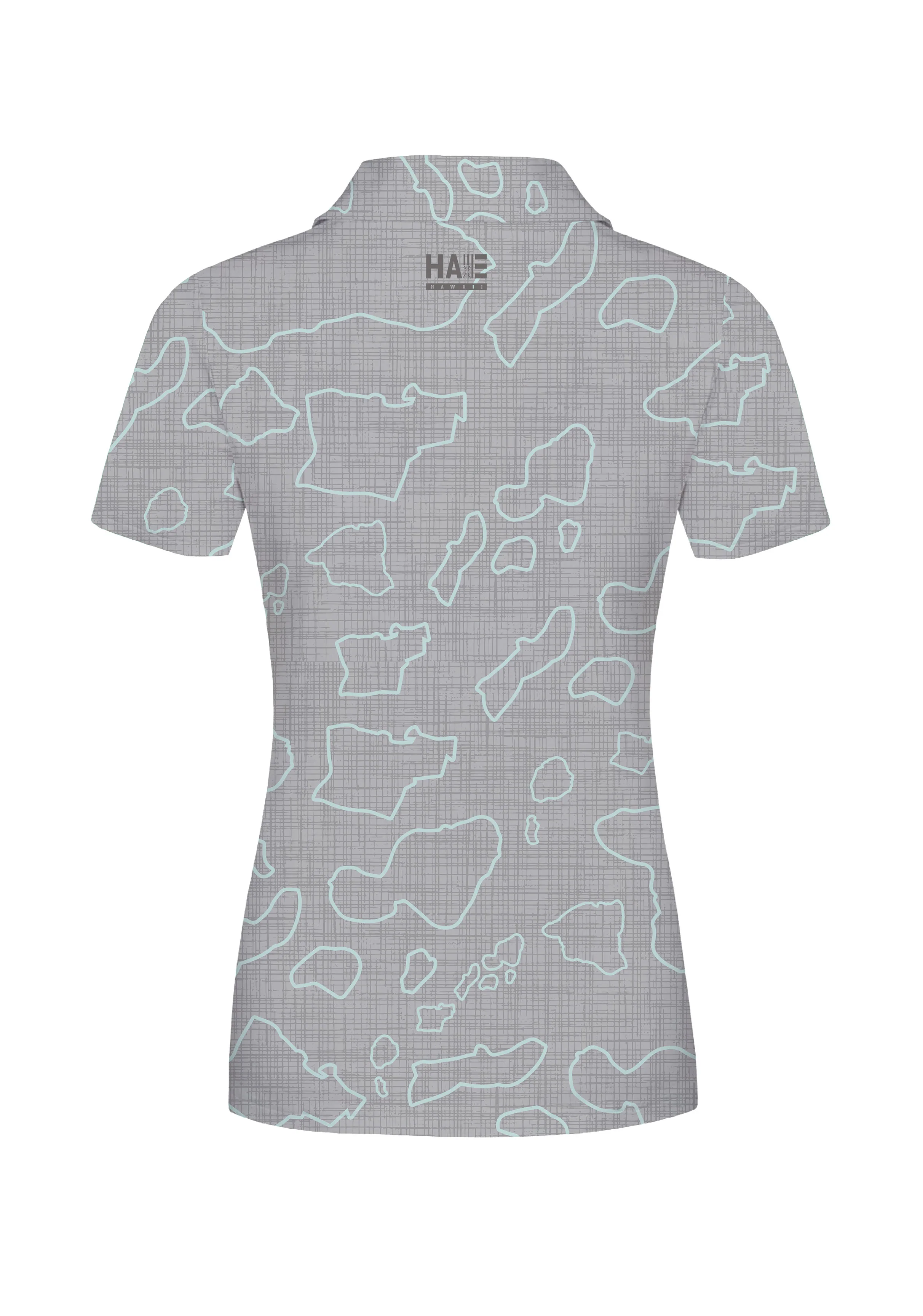 Namoku Wahine Anywhere Polo Concrete Gray Mesh - Image 2