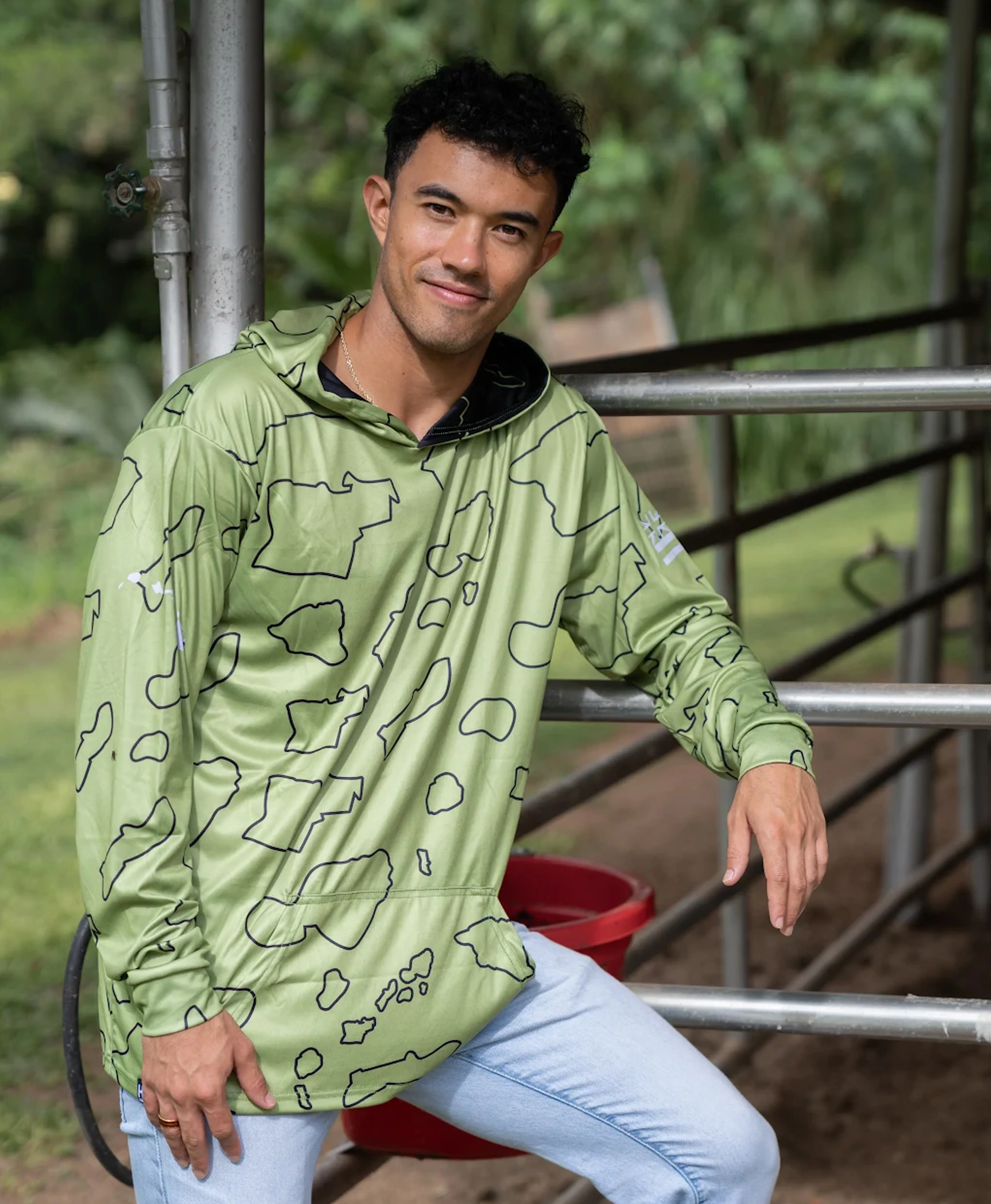 Namoku Hooded Longsleeve Drifit Olive