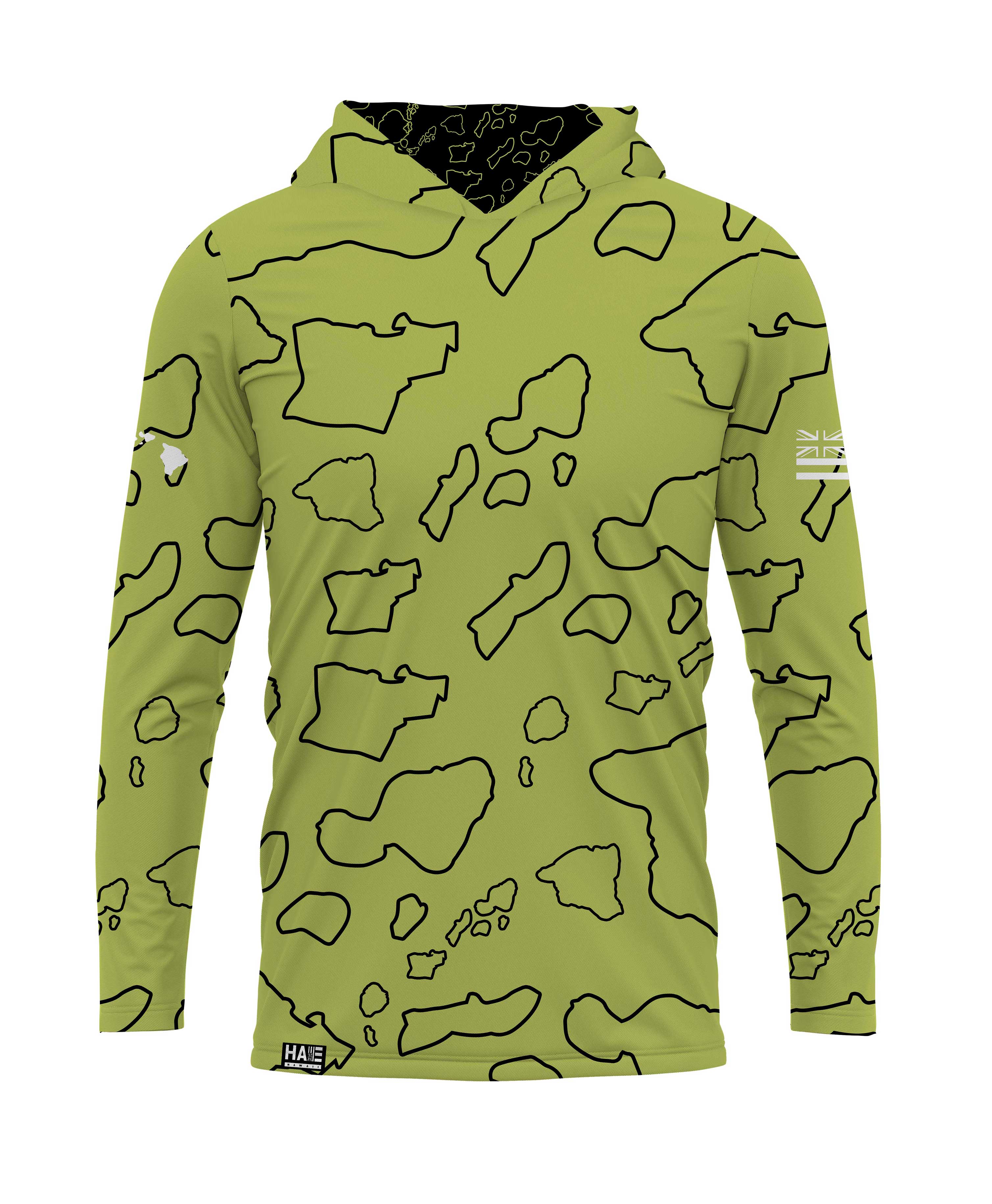Namoku Hooded Longsleeve Drifit Olive - Image 2