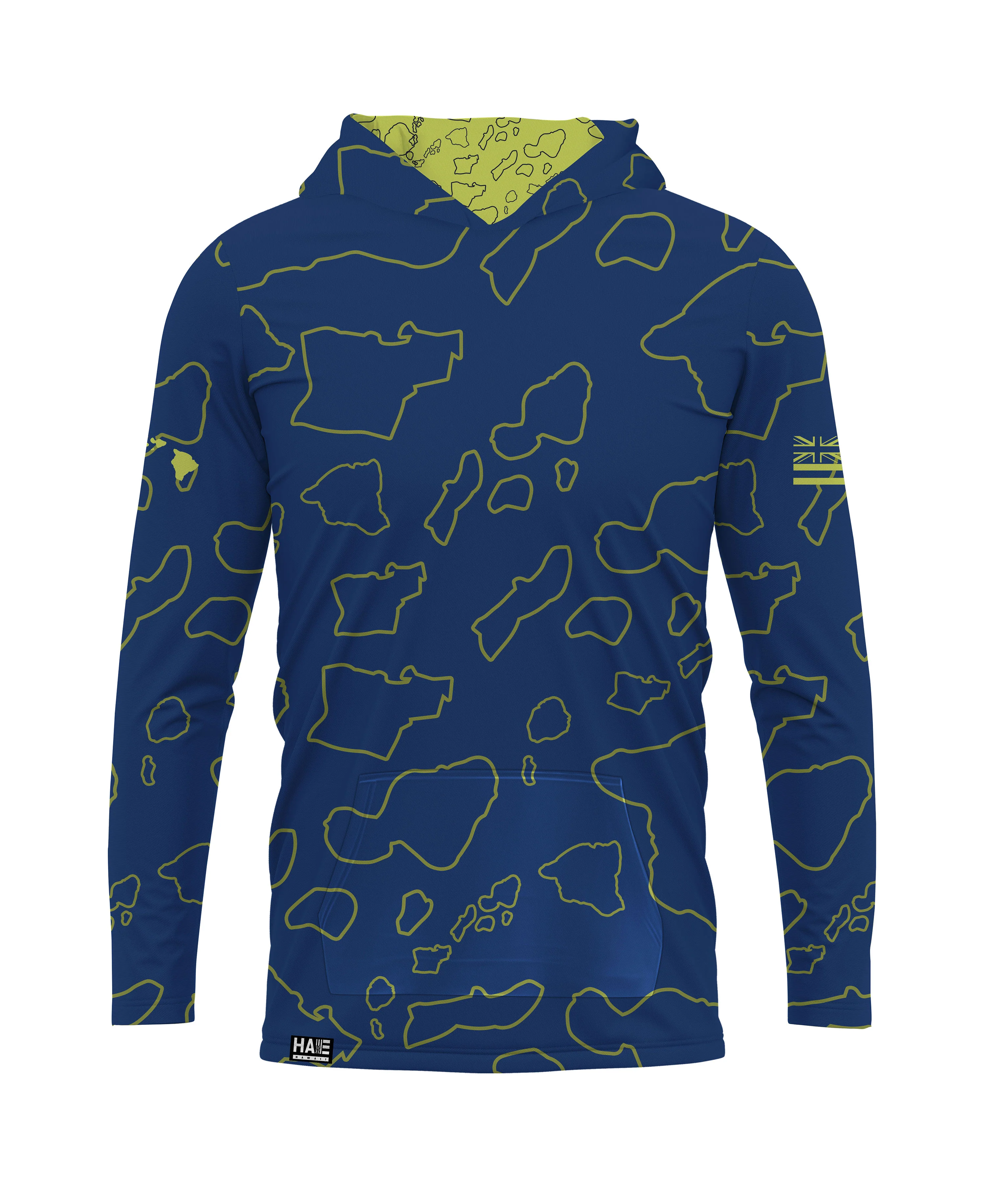 Namoku Hooded Longsleeve Drifit Navy - Image 3