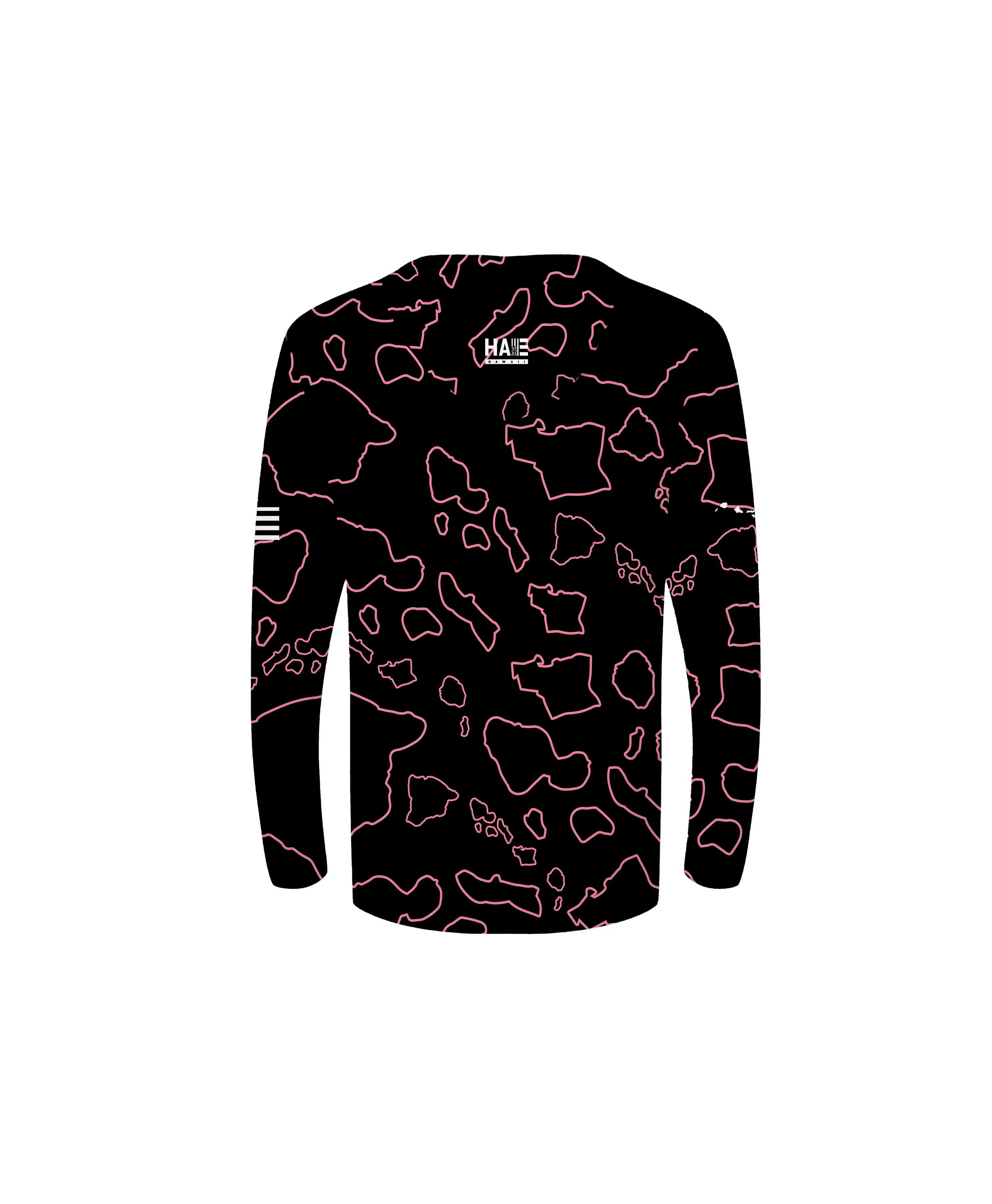 Namoku Youth Hooded Longsleeve Rose Pink Black - Image 2