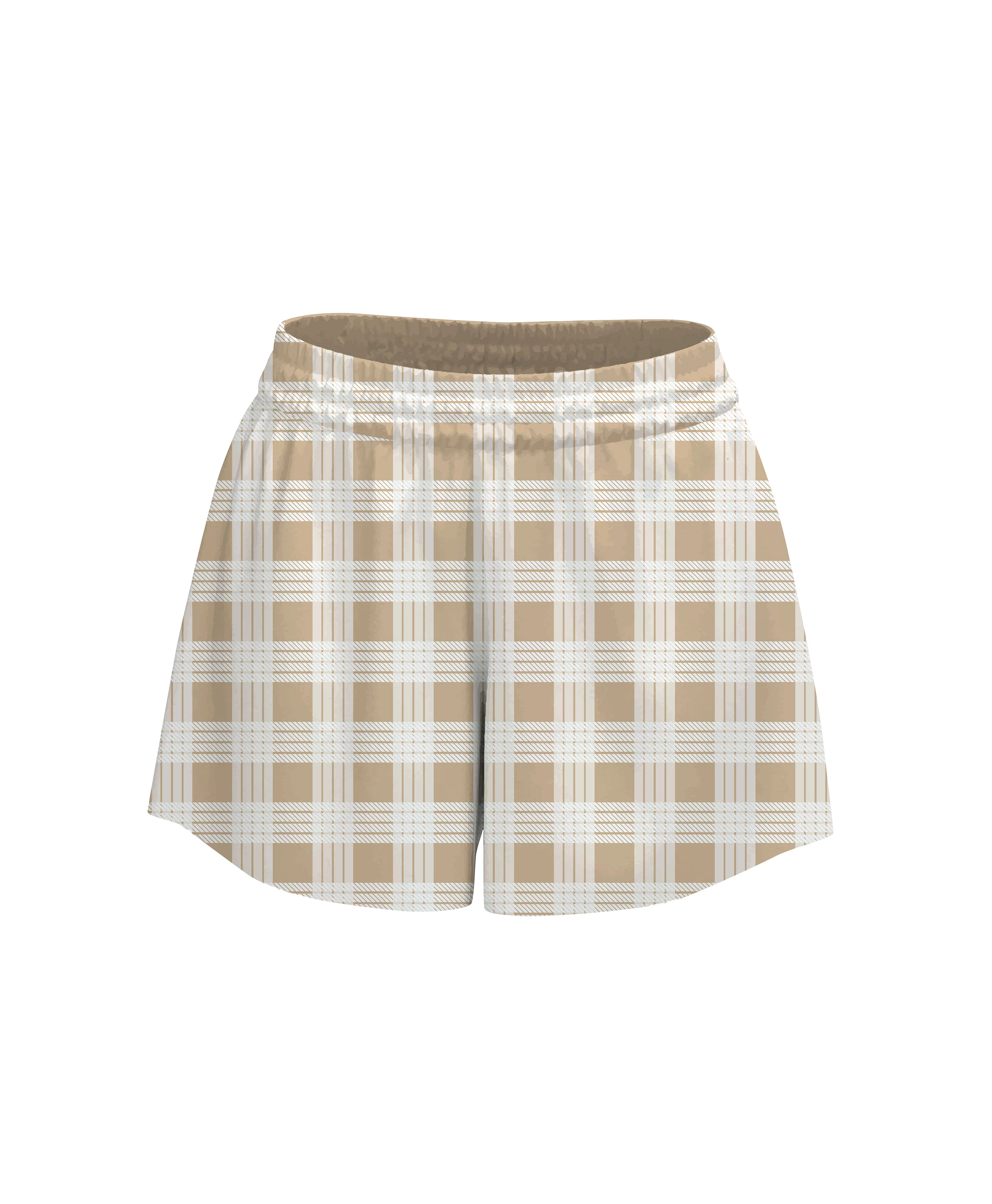 Nanea Shorts Tan Palaka - Image 4