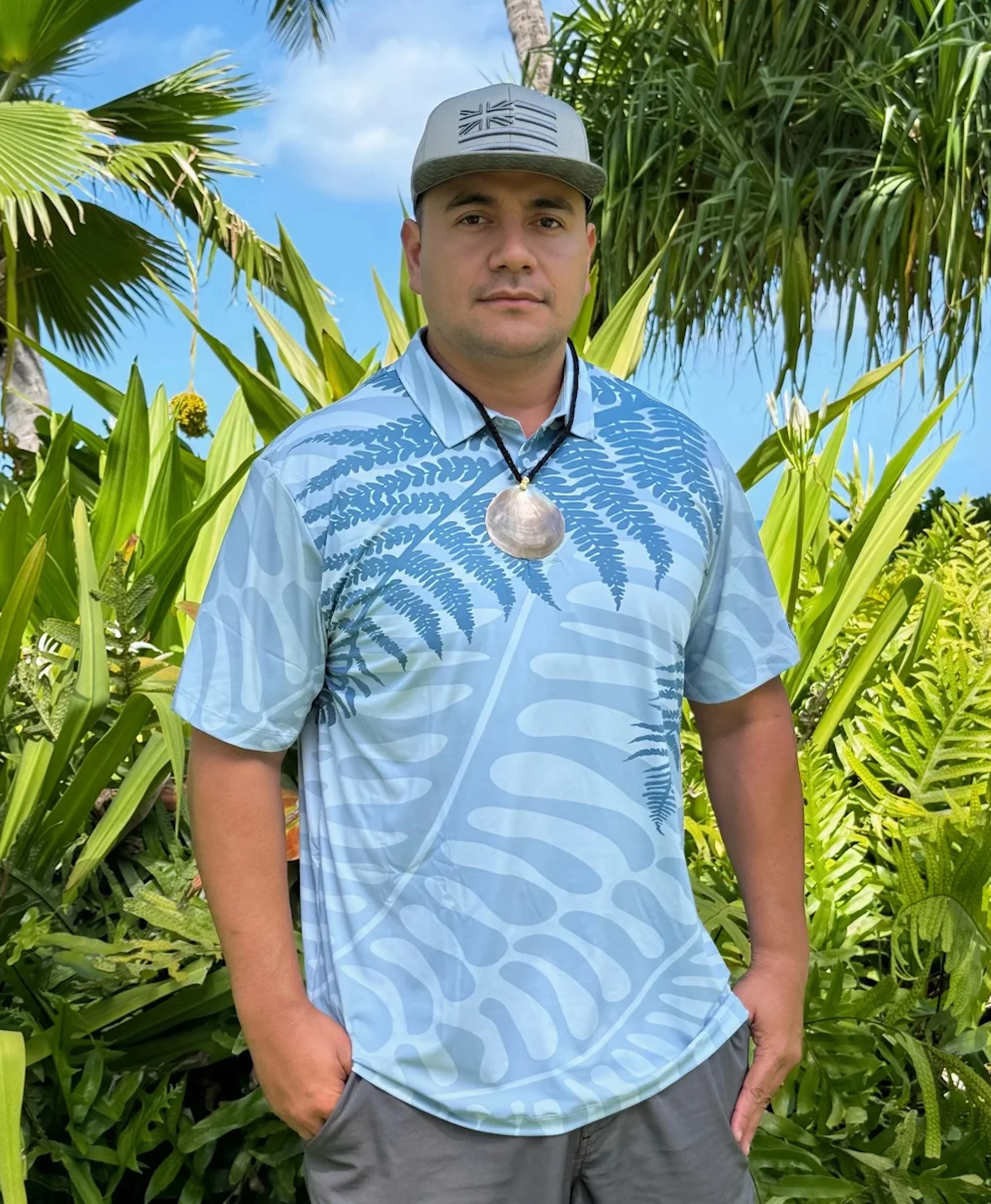 Palapalai Anywhere Polo in Aqua