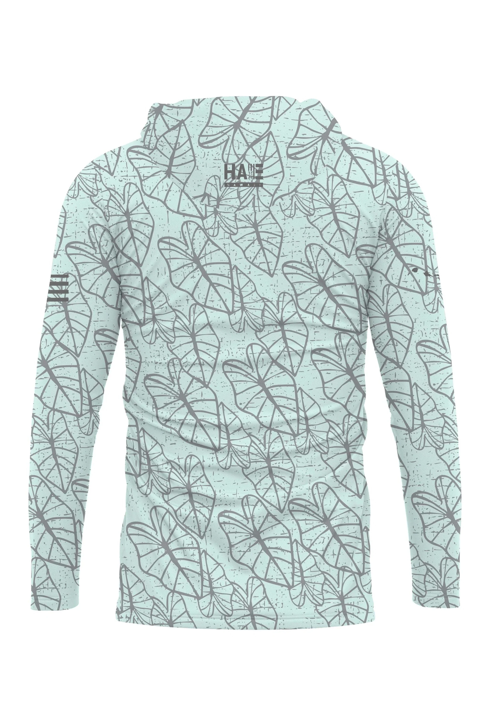 Oha Kalo Youth Hooded Long Sleeve Drifit Seafoam Gray - Image 2