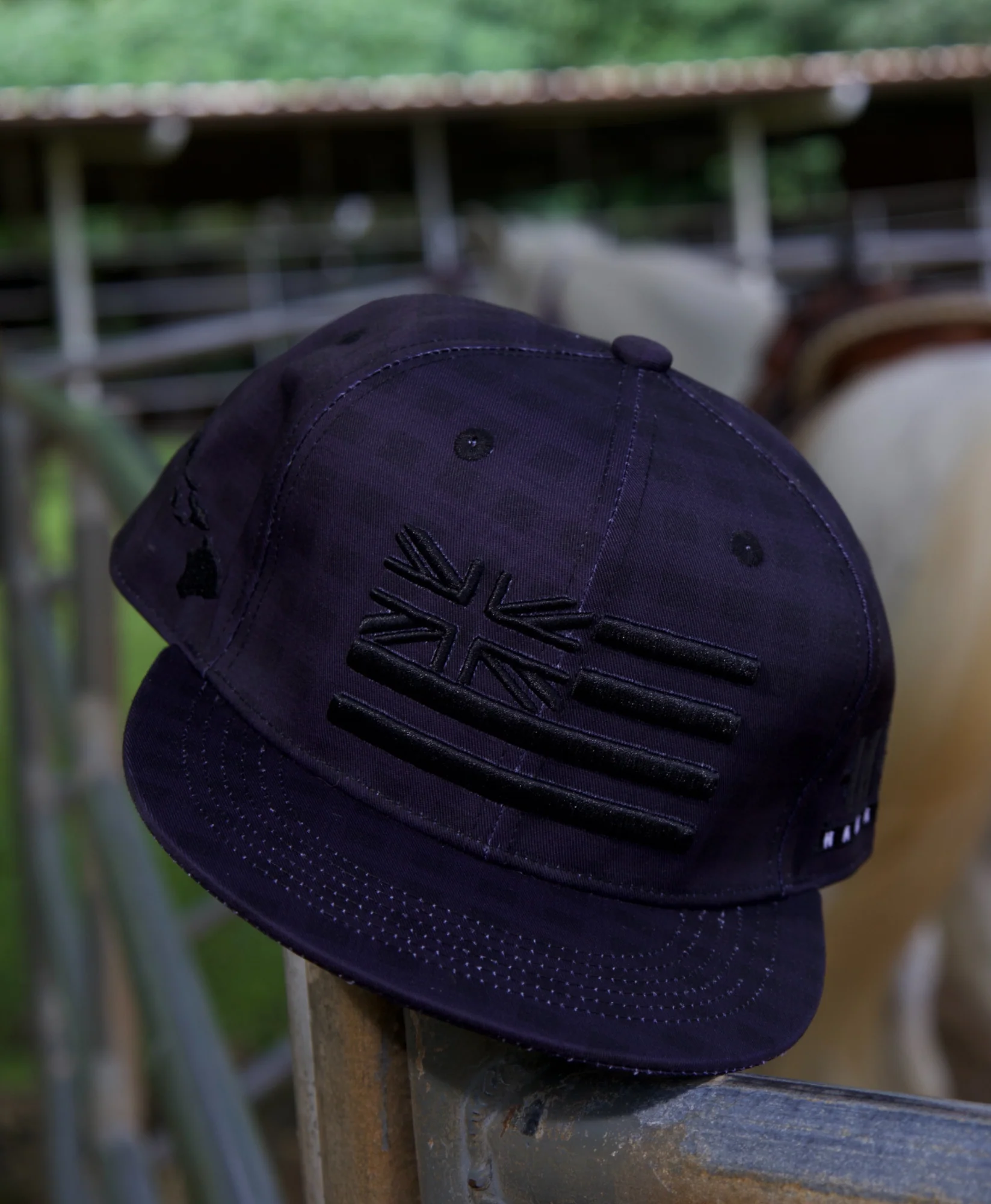 Palaka Hae Puff SnapBack Black on Black