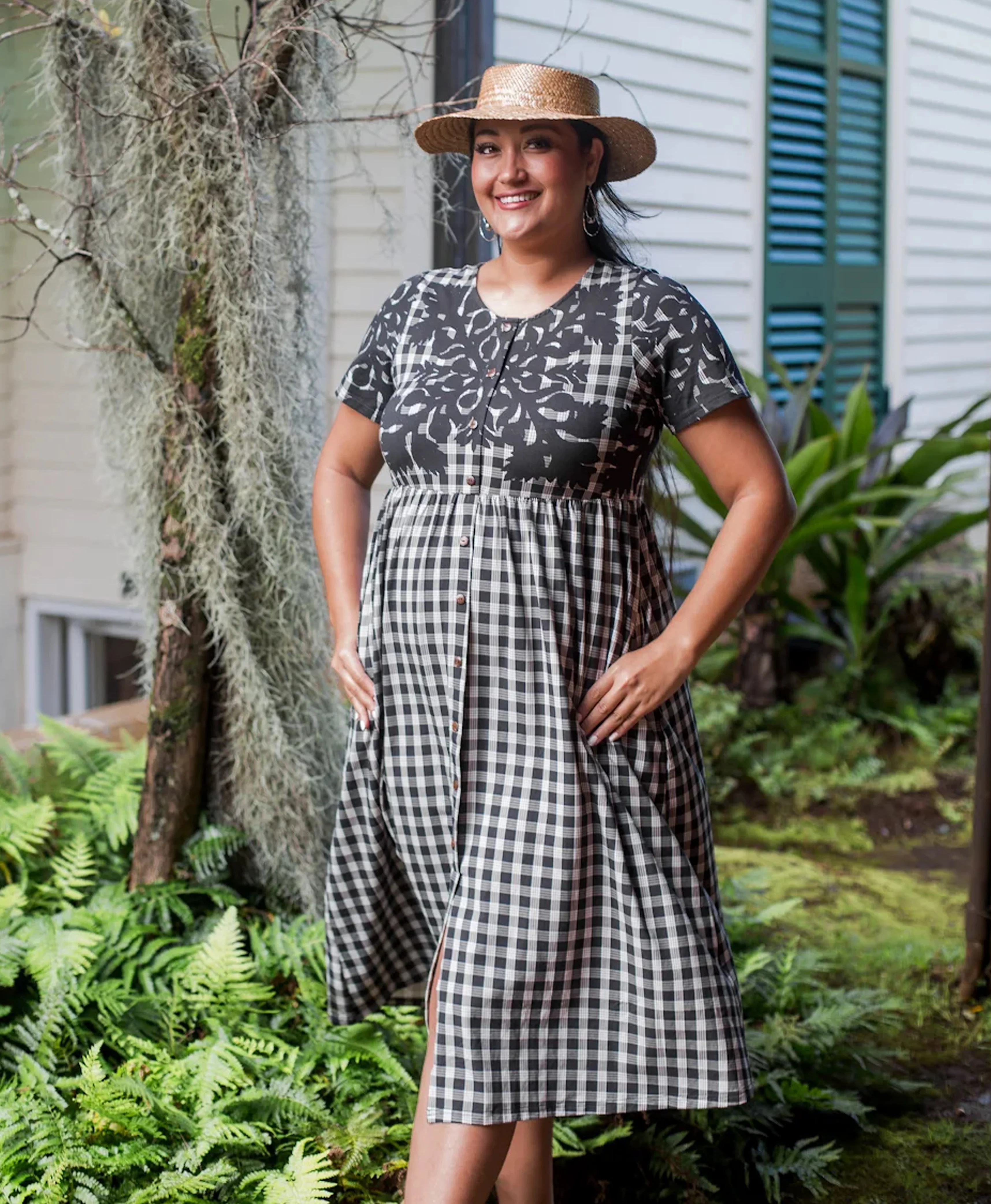 Palaka Kuiki Aulani Midi Dress in Black - Image 2