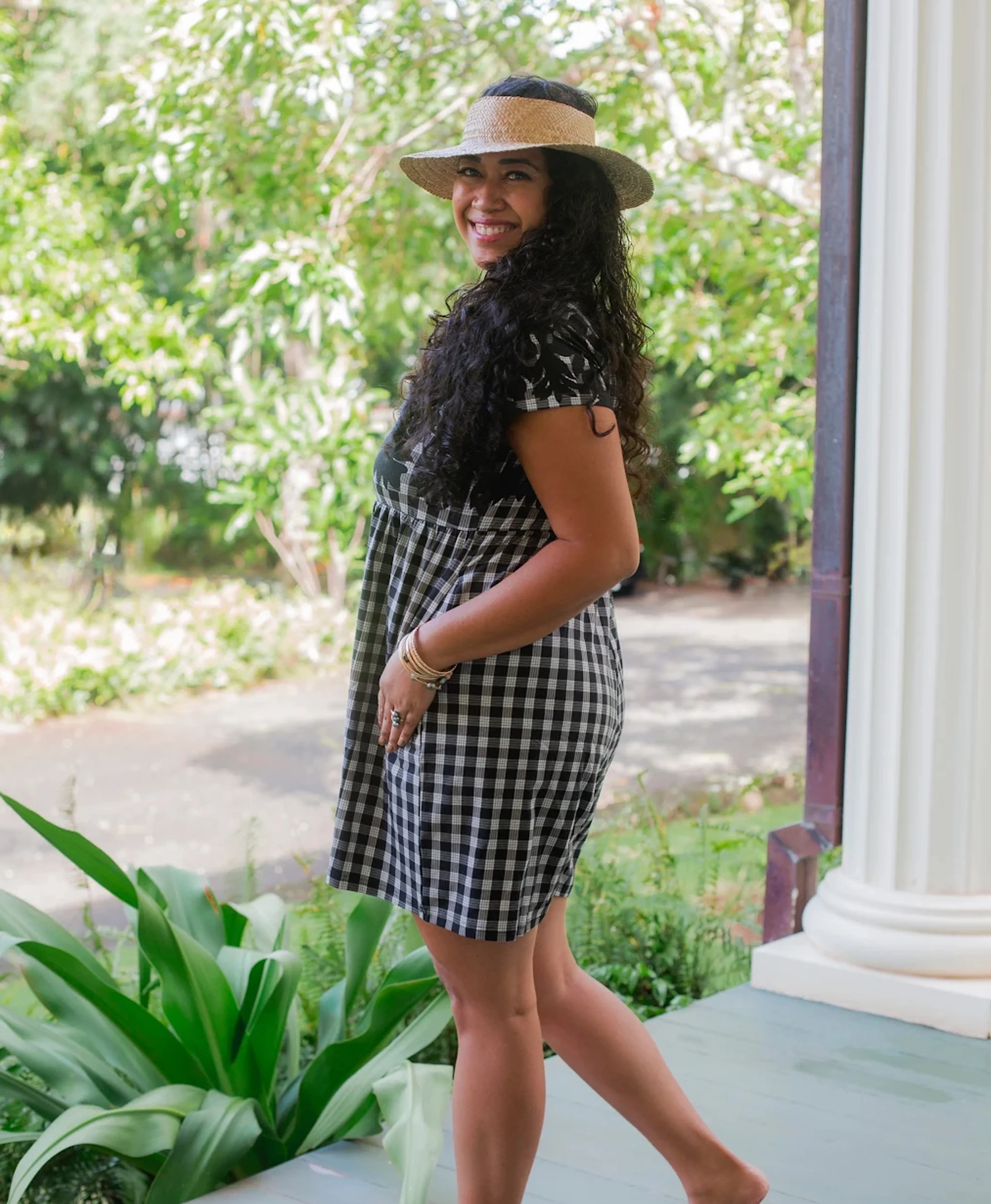 Palaka Kuiki Makana Romper in Black - Image 2