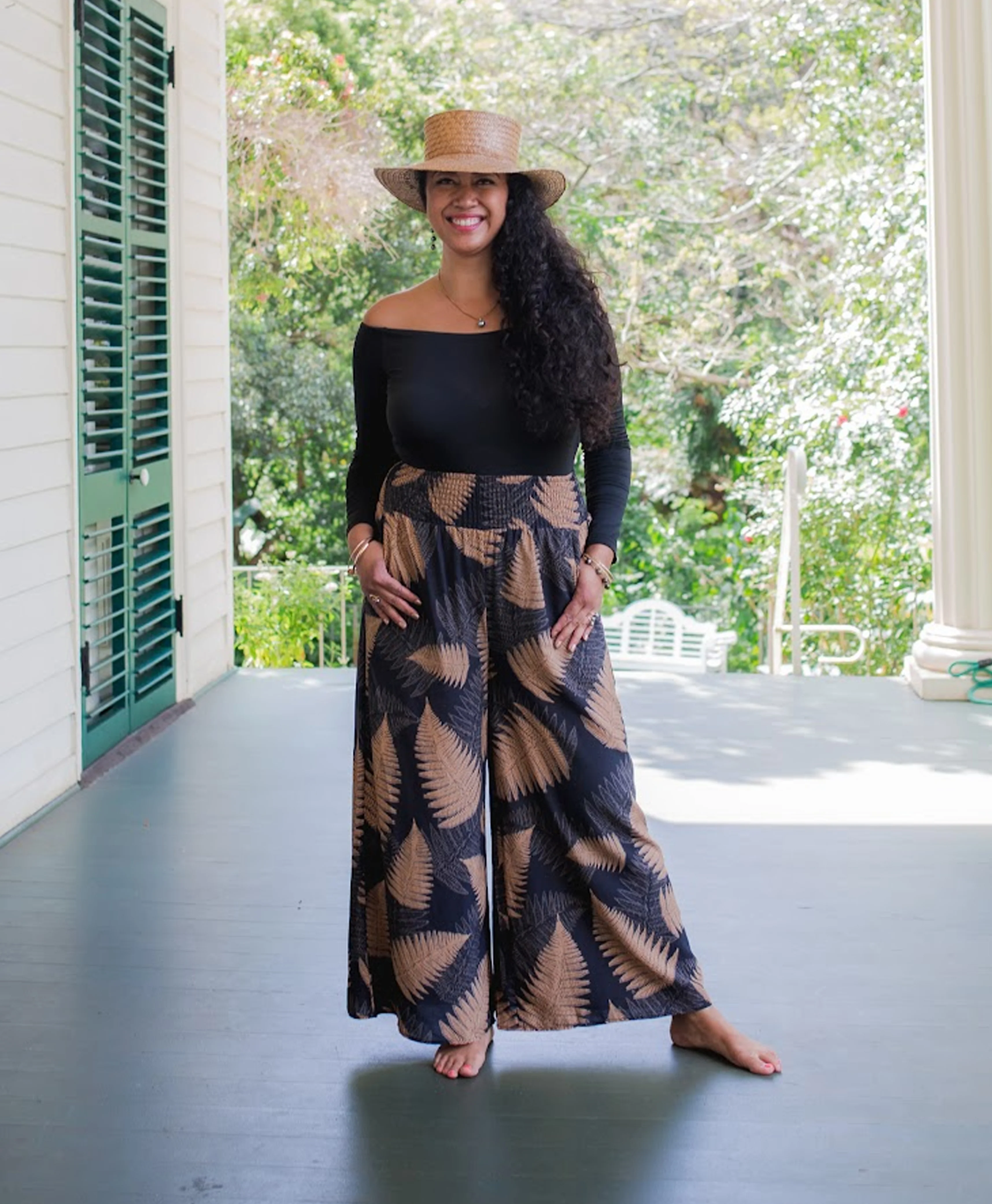 Palapalai Black Palazzo Pants - Image 2