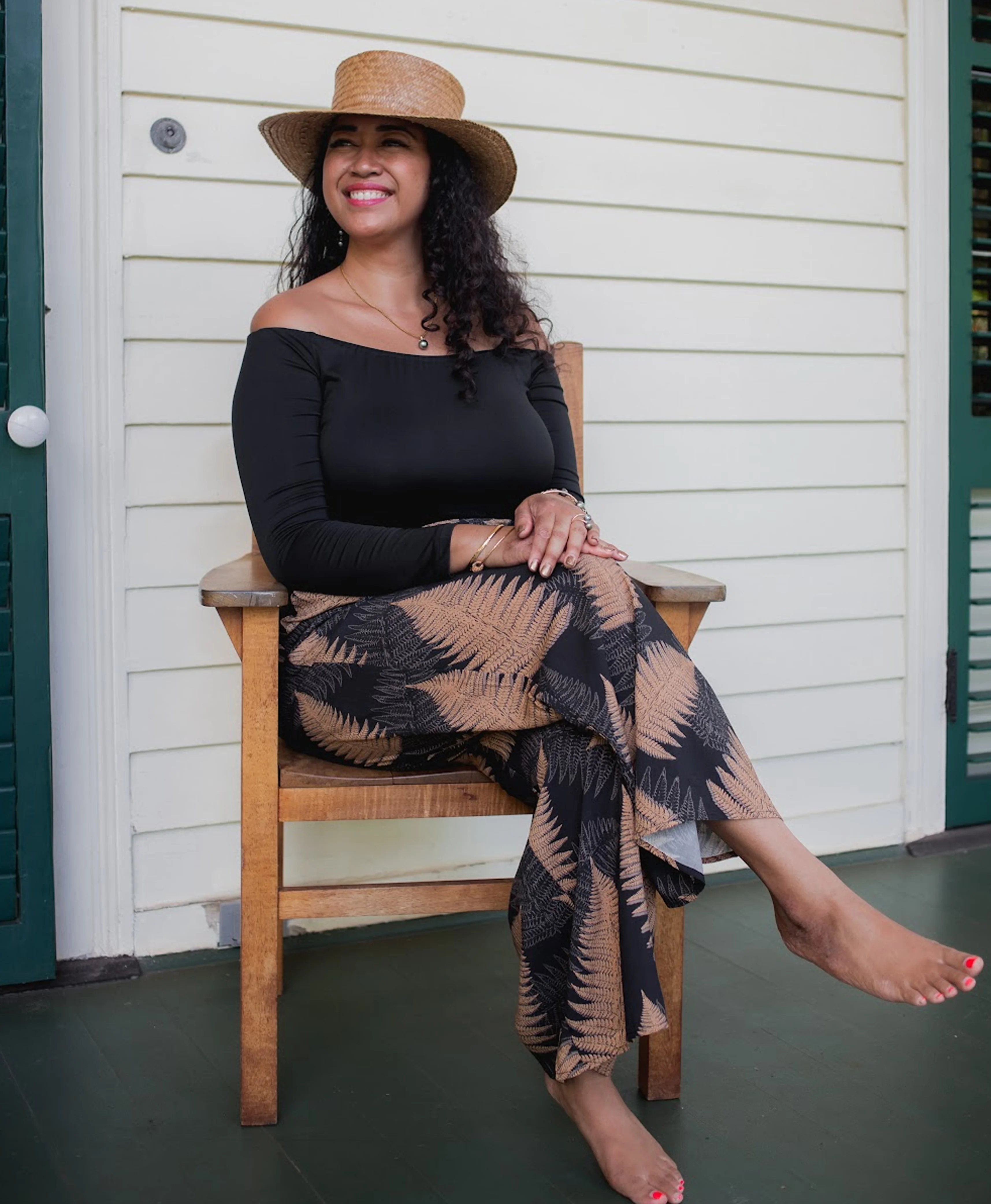 Palapalai Black Palazzo Pants - Image 3