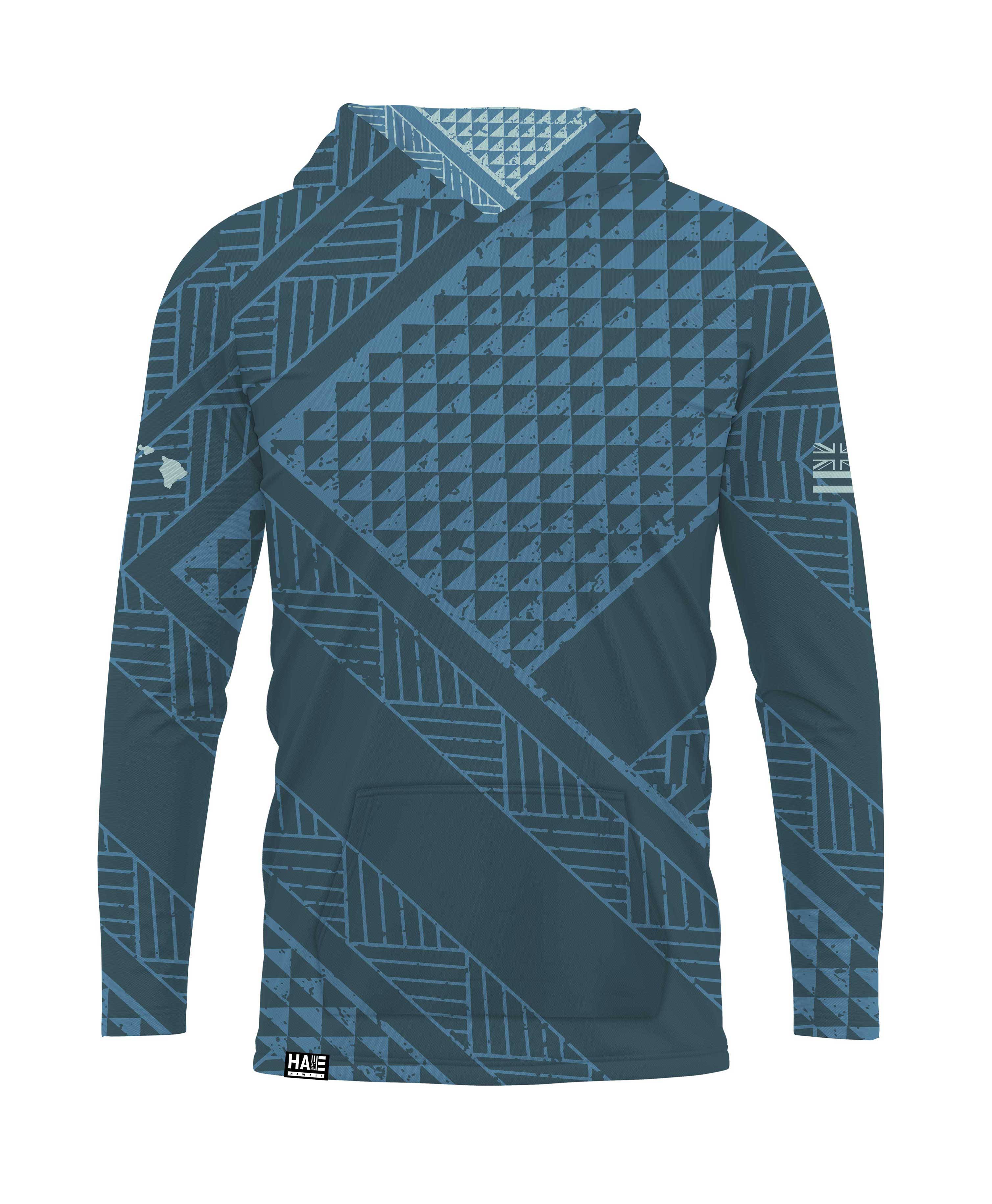 Ulana Hooded Long Sleeve Drifit Pacific Blue - Image 3