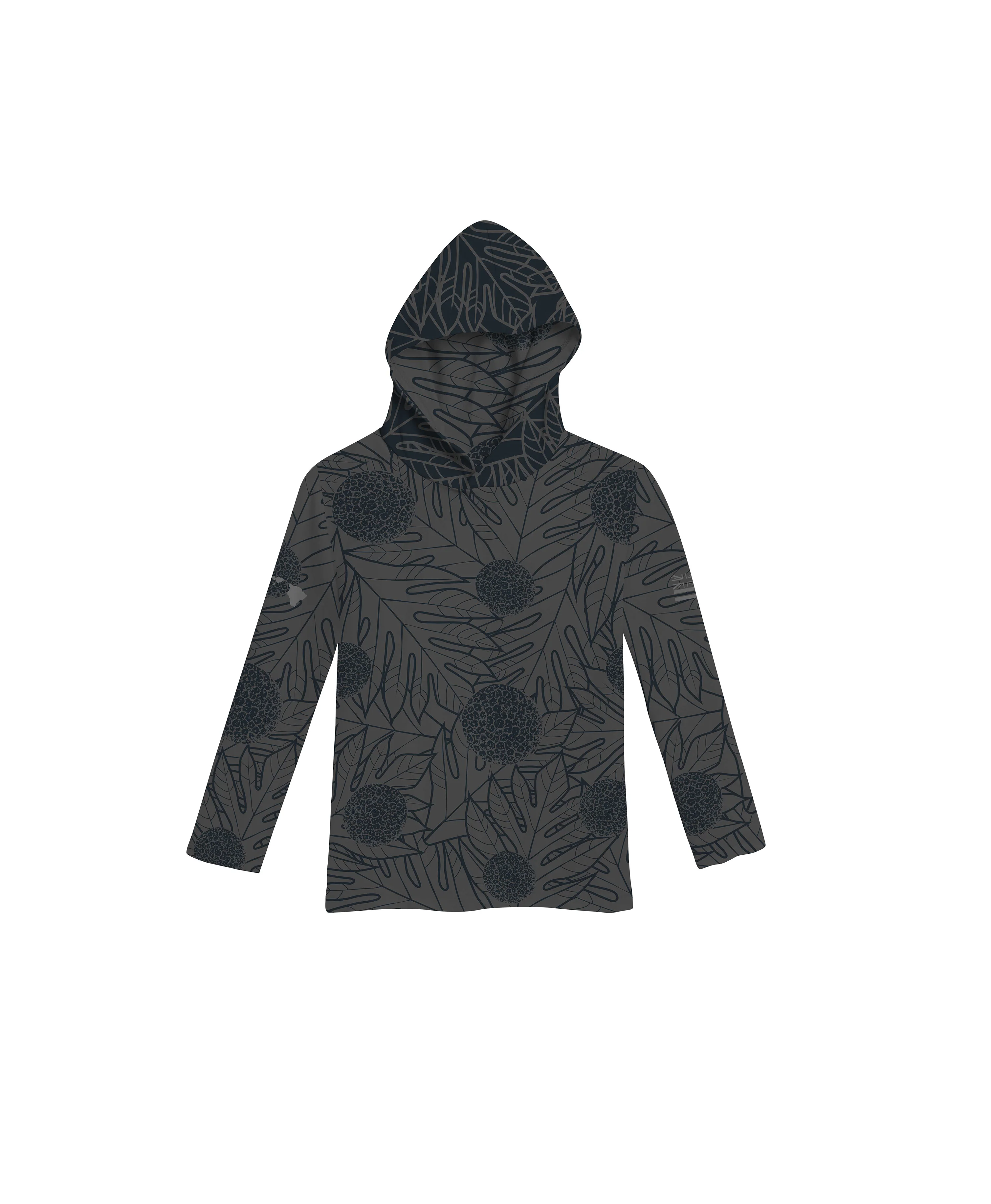 Ulu Toddler Hooded Longsleeve Drifit Gray